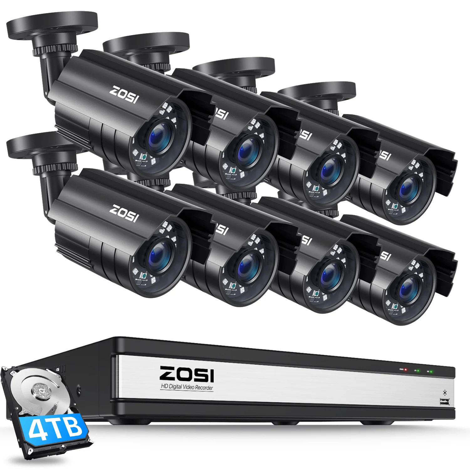 C211 2MP CCTV Analog Camera System + Up to 16 Cameras + 2TB Hard Drive - Image 14