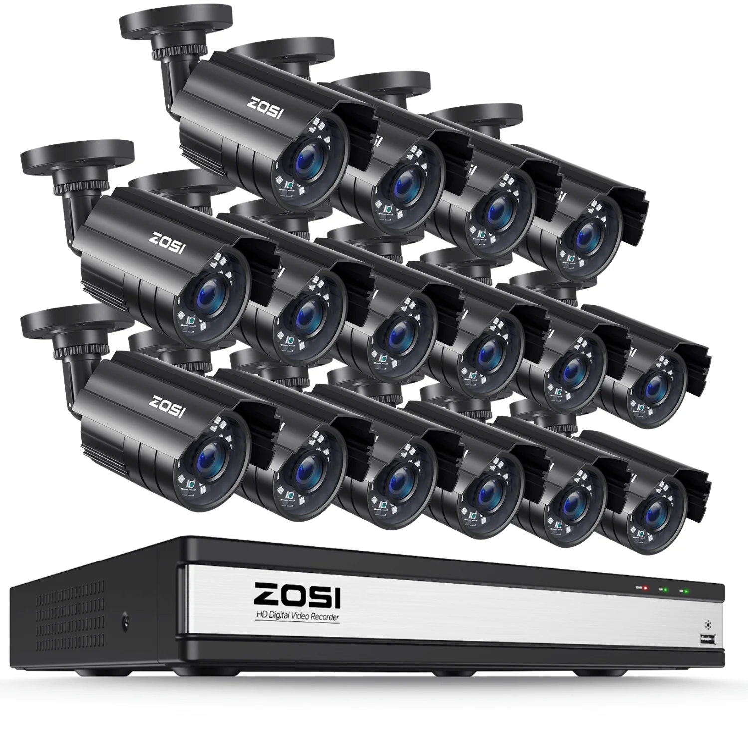 C211 2MP CCTV Analog Camera System + Up to 16 Cameras + 2TB Hard Drive - Image 16