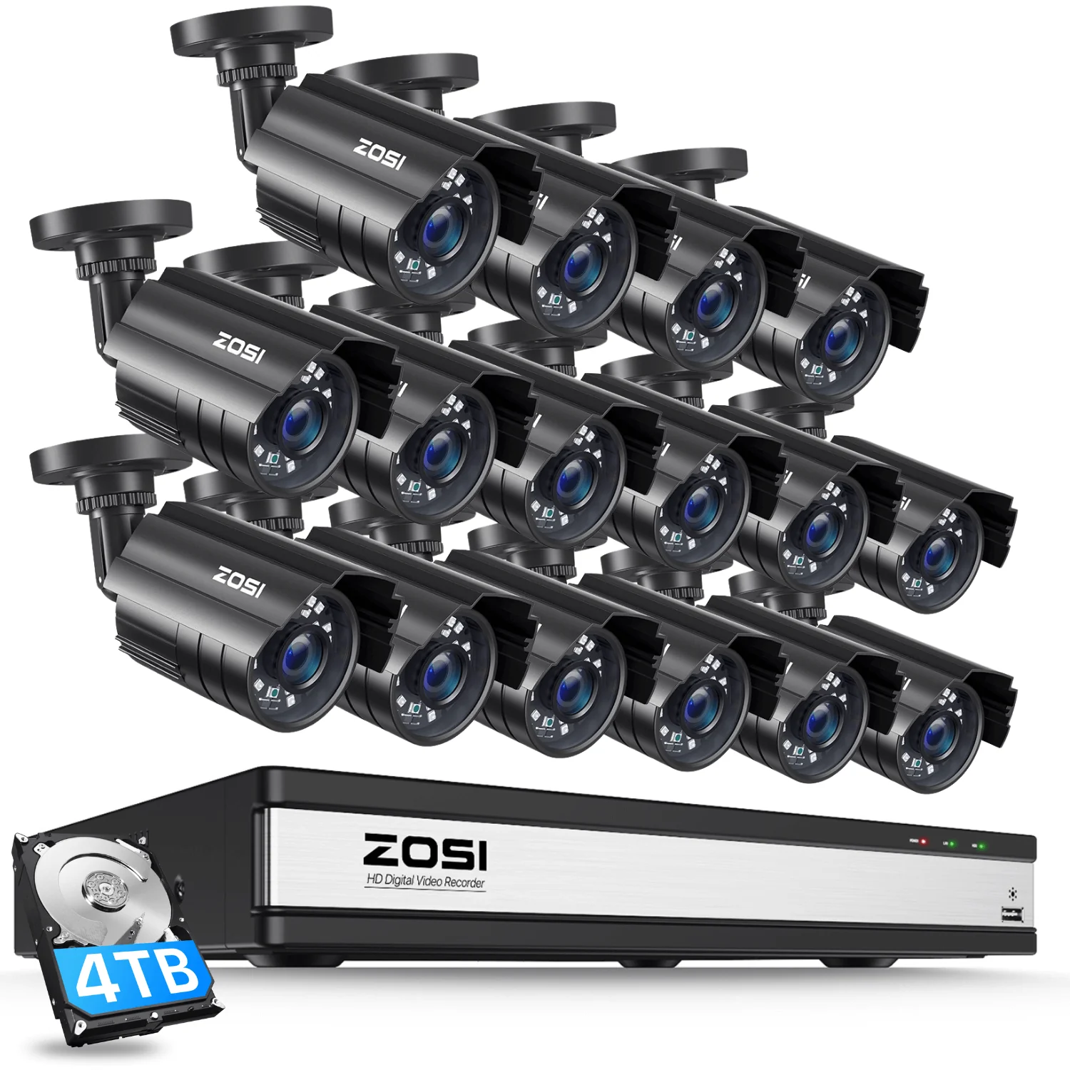 C211 2MP CCTV Analog Camera System + Up to 16 Cameras + 2TB Hard Drive - Image 20