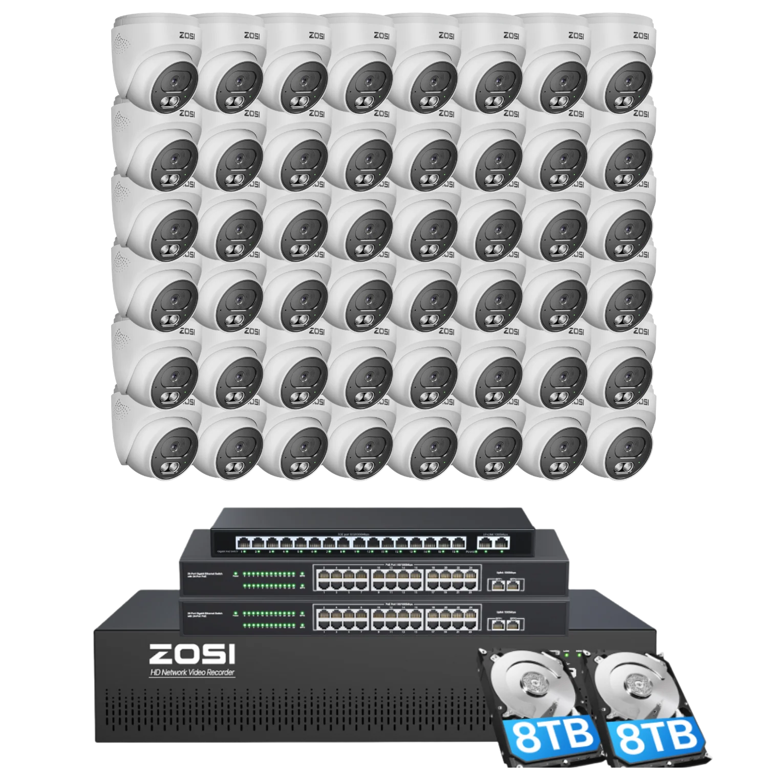 C220 4K 64 Channel PoE Security Camera System for Business - Image 10