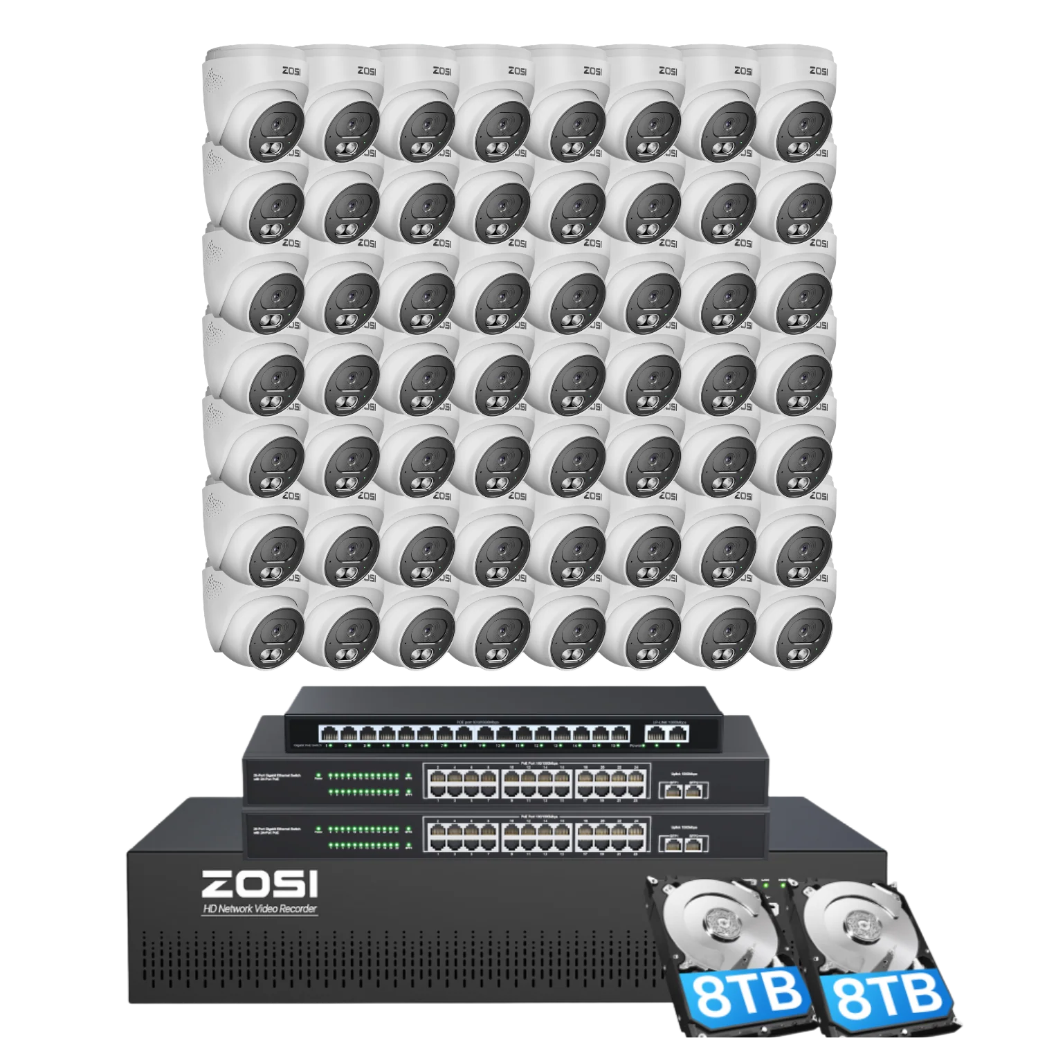 C220 4K 64 Channel PoE Security Camera System for Business - Image 11