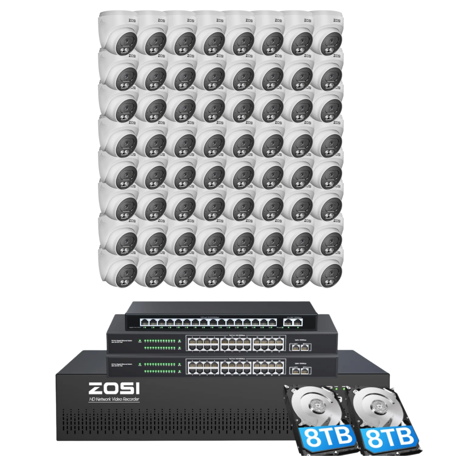 C220 4K 64 Channel PoE Security Camera System for Business - Image 12