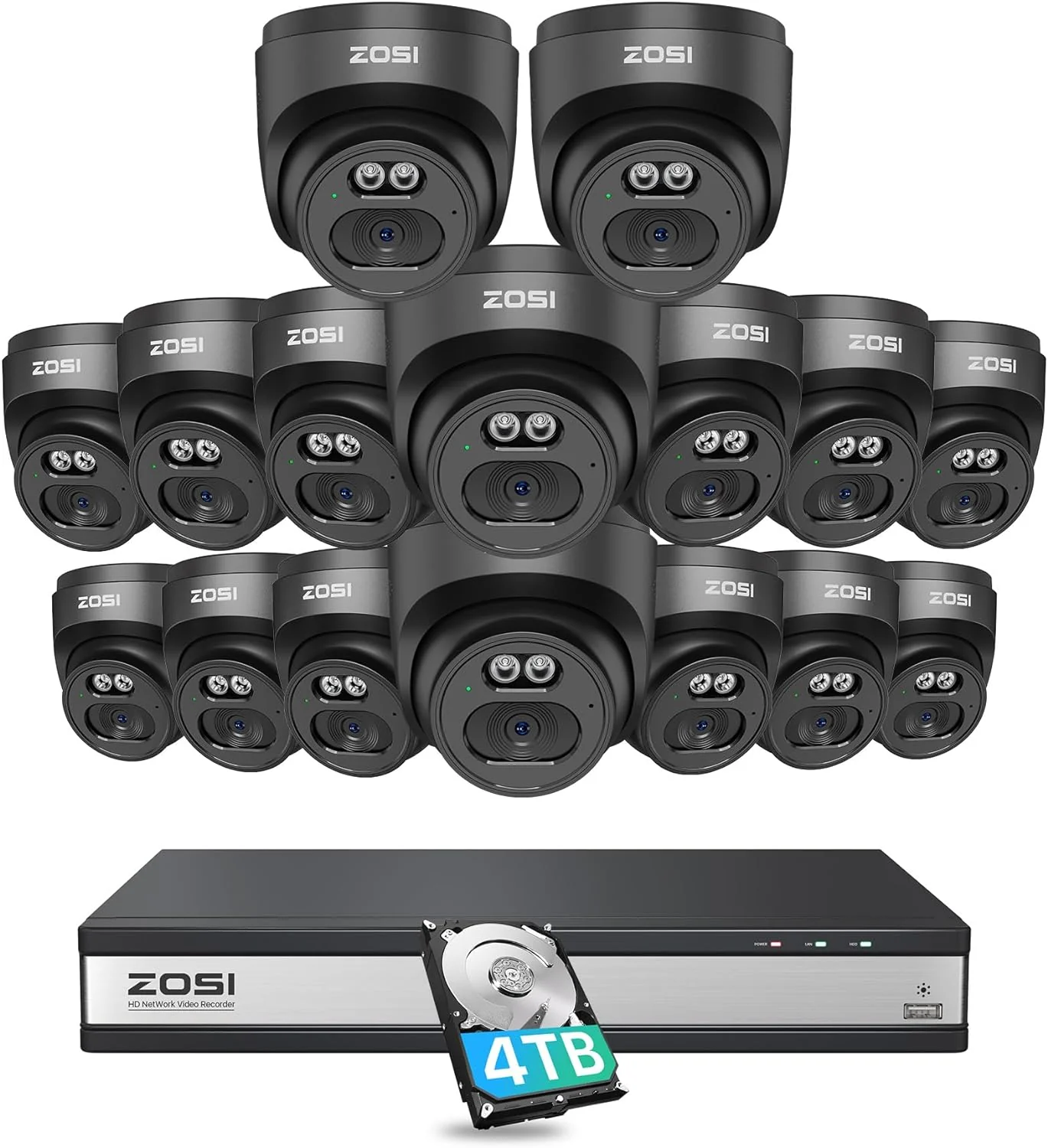 C220 4MP Security Camera System + 4K 16 Channel PoE NVR + 4TB Hard Drive - Image 17