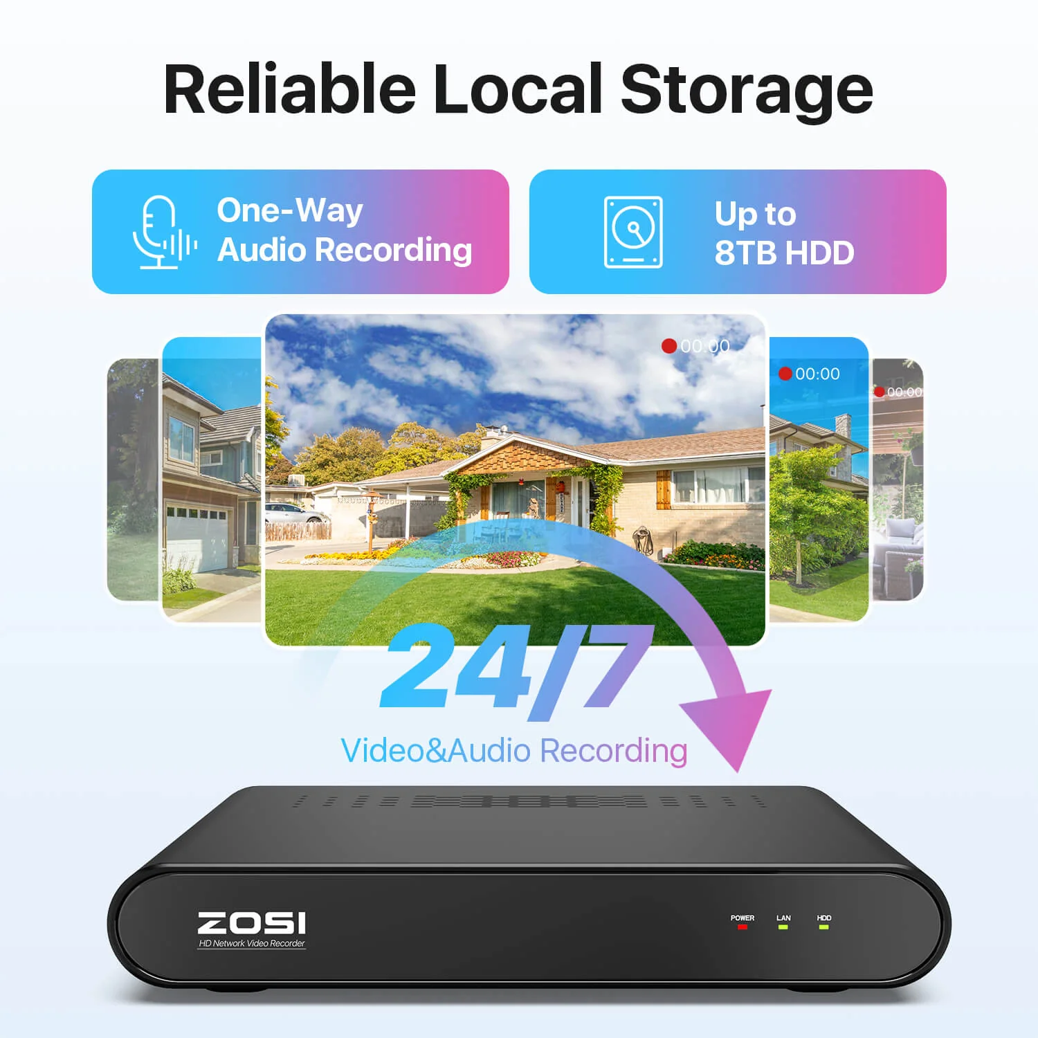 C220 4MP PoE Camera System + 5MP 8-Channel PoE NVR + 2TB Hard Drive - Image 7