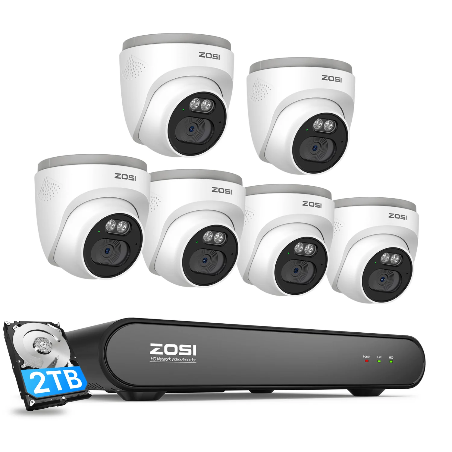 C220 4MP PoE Camera System + 5MP 8-Channel PoE NVR + 2TB Hard Drive - Image 8