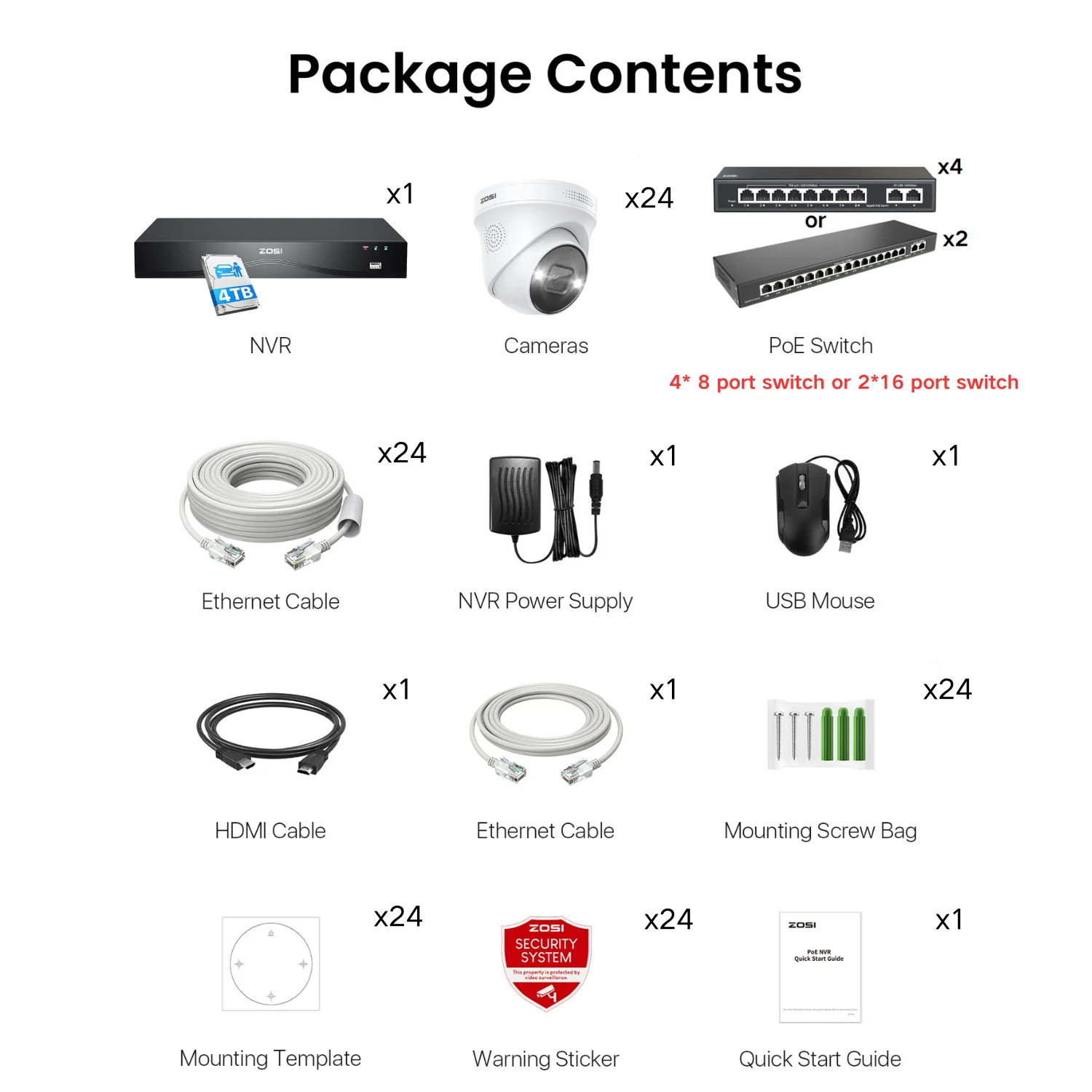 C225 32CH 4K PoE Security Camera System + Max 32 Cameras + 4TB/8TB HDD - Image 21