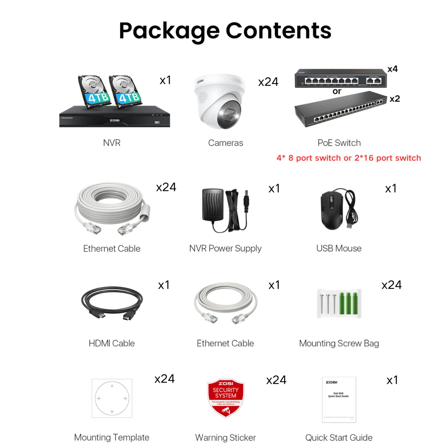 C225 32CH 4K PoE Security Camera System + Max 32 Cameras + 4TB/8TB HDD - Image 23