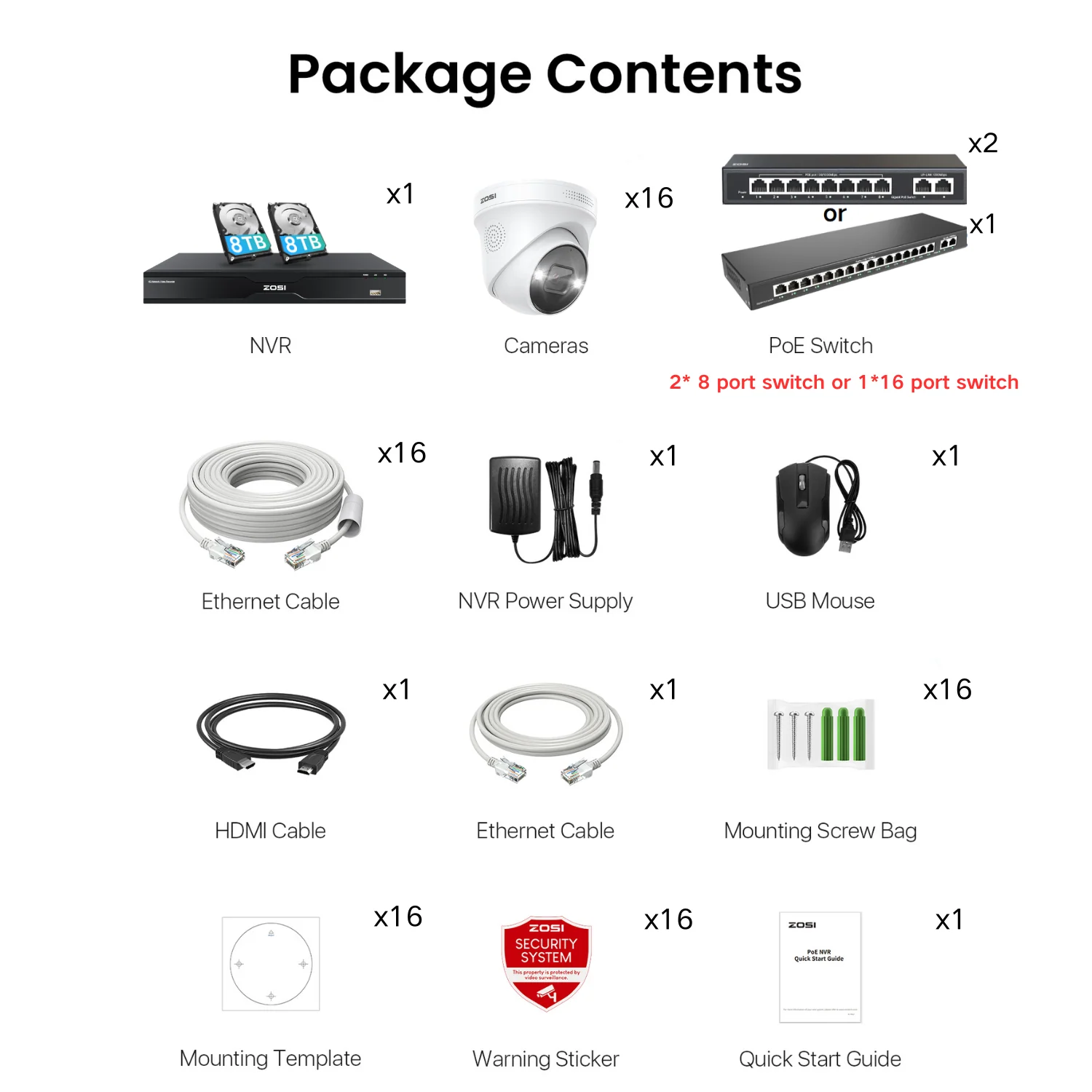C225 32CH 4K PoE Security Camera System + Max 32 Cameras + 4TB/8TB HDD - Image 27