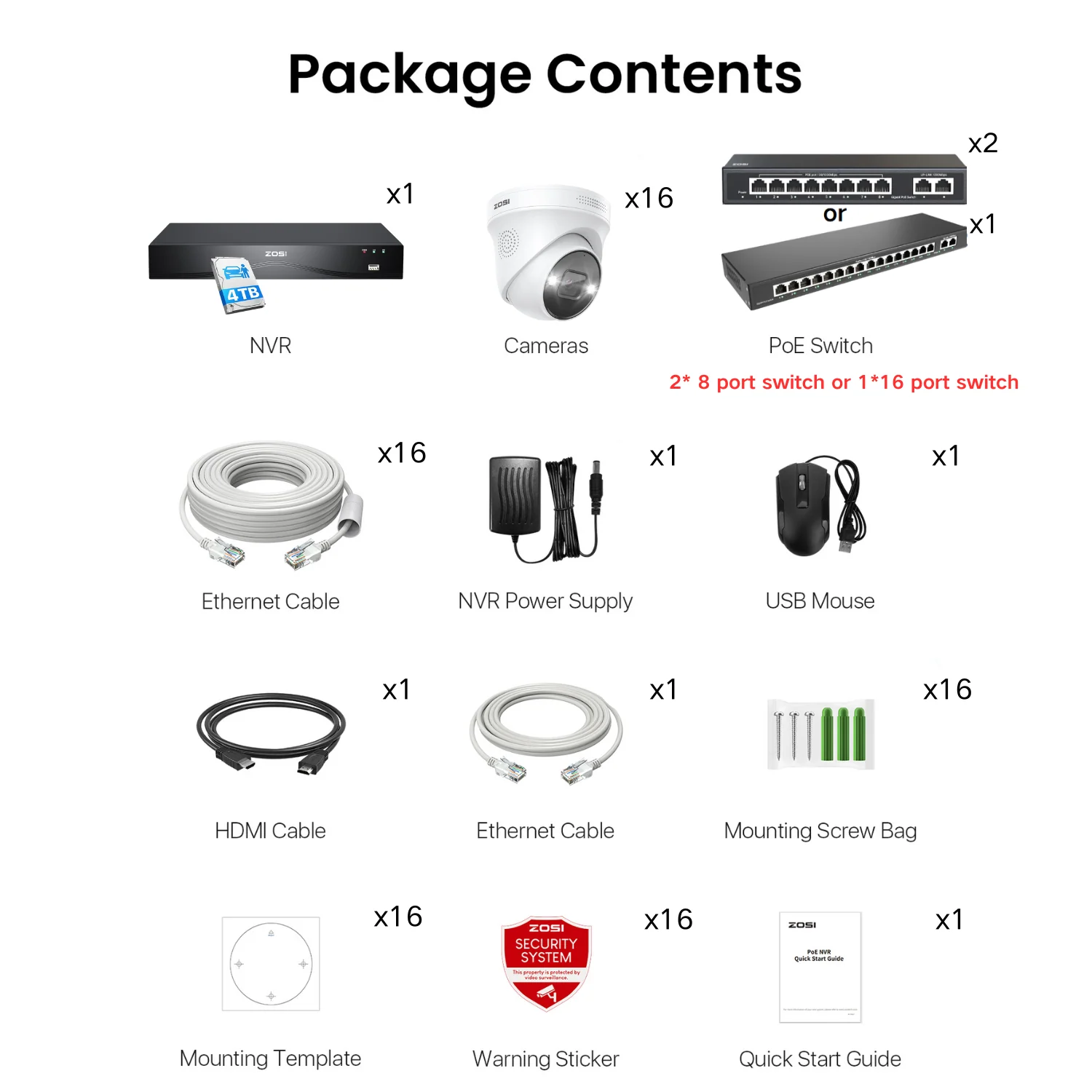 C225 32CH 4K PoE Security Camera System + Max 32 Cameras + 4TB/8TB HDD - Image 28