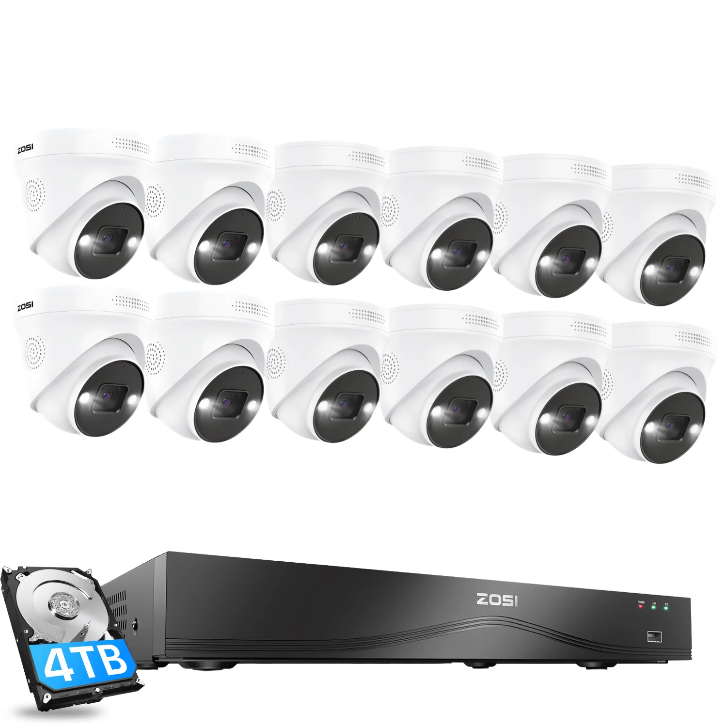C225 4K 16CH PoE Security System + 2-Bay PoE NVR with 4TB/8TB HDD - Image 18
