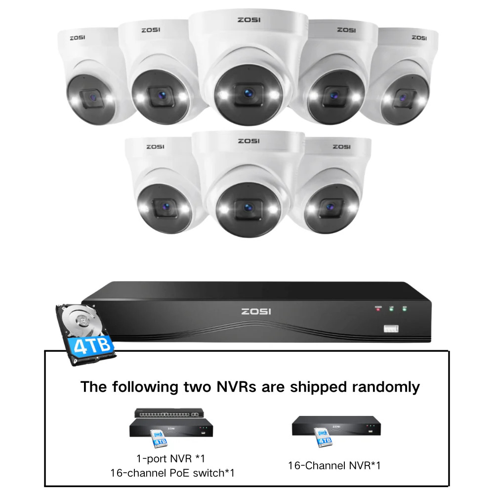 C225 4K 16CH PoE Security System + 2-Bay PoE NVR with 4TB/8TB HDD - Image 22