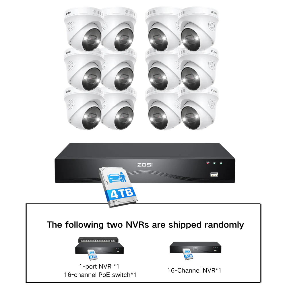 C225 4K 16CH PoE Security System + 2-Bay PoE NVR with 4TB/8TB HDD - Image 25