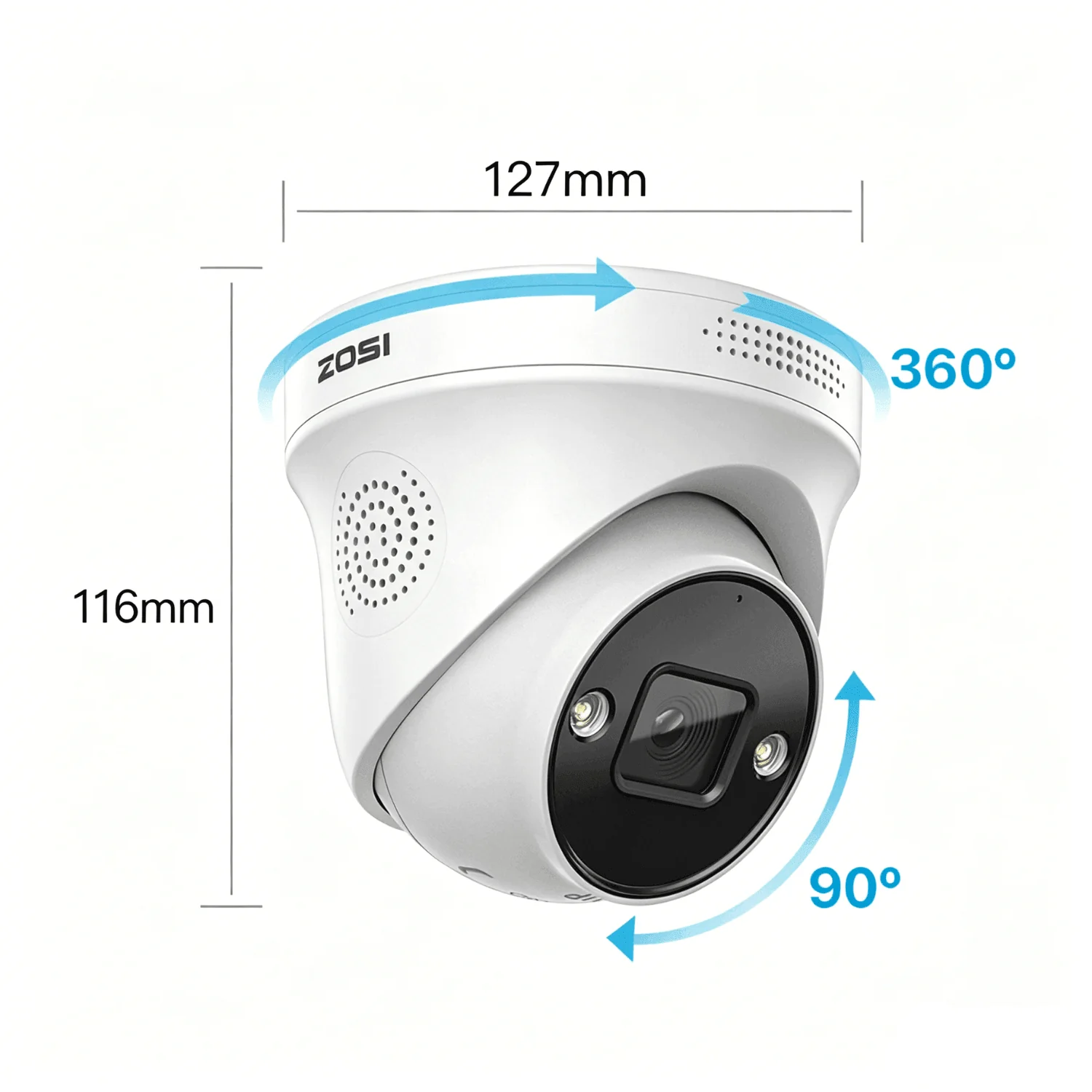 C225 4K 8CH PoE Security Camera System + 2pack/4pack C182 Camera - Image 5