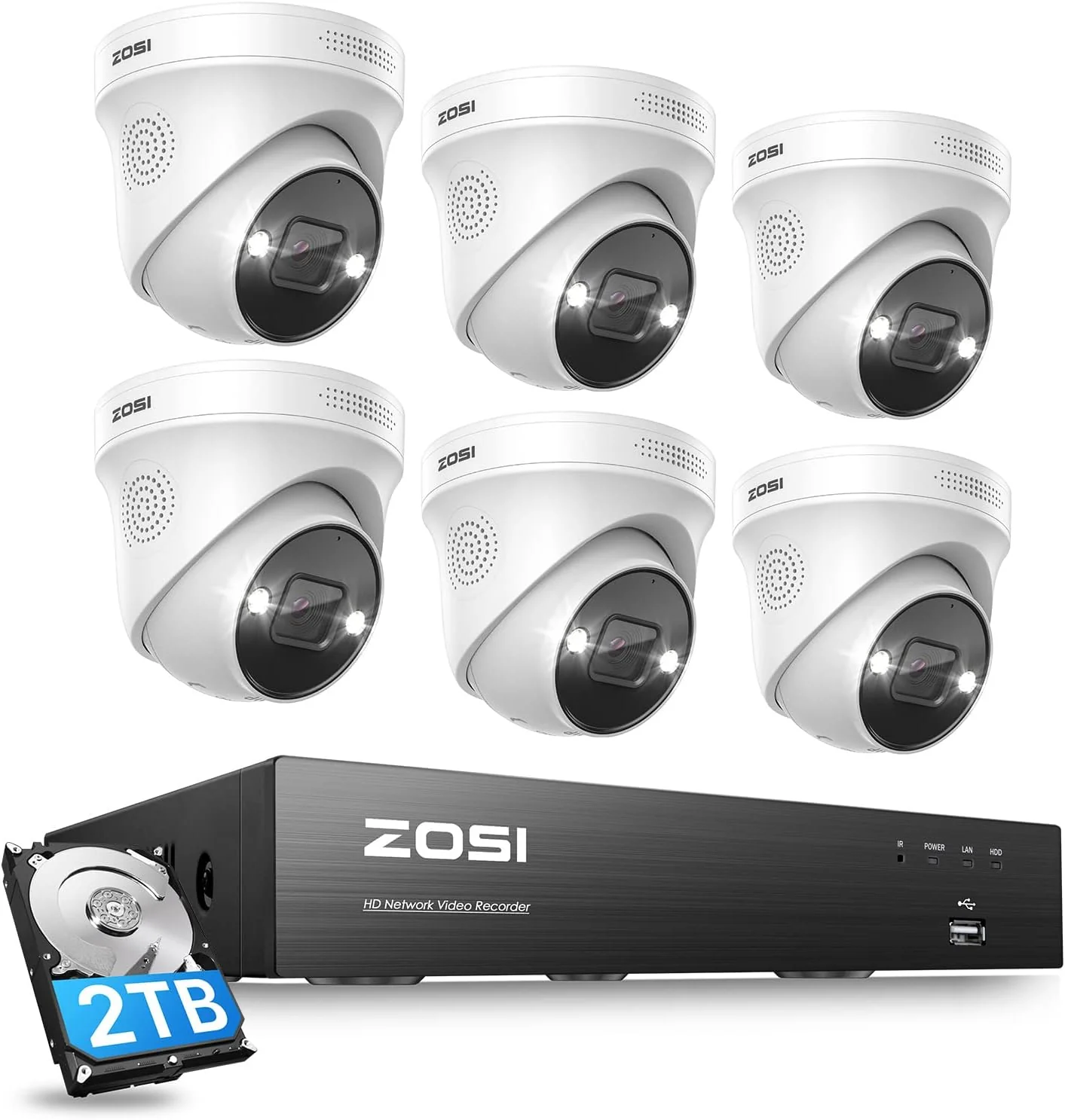 C225 5MP Security Camera System + 4K 8CH PoE NVR + 2TB Hard Drive - Image 15