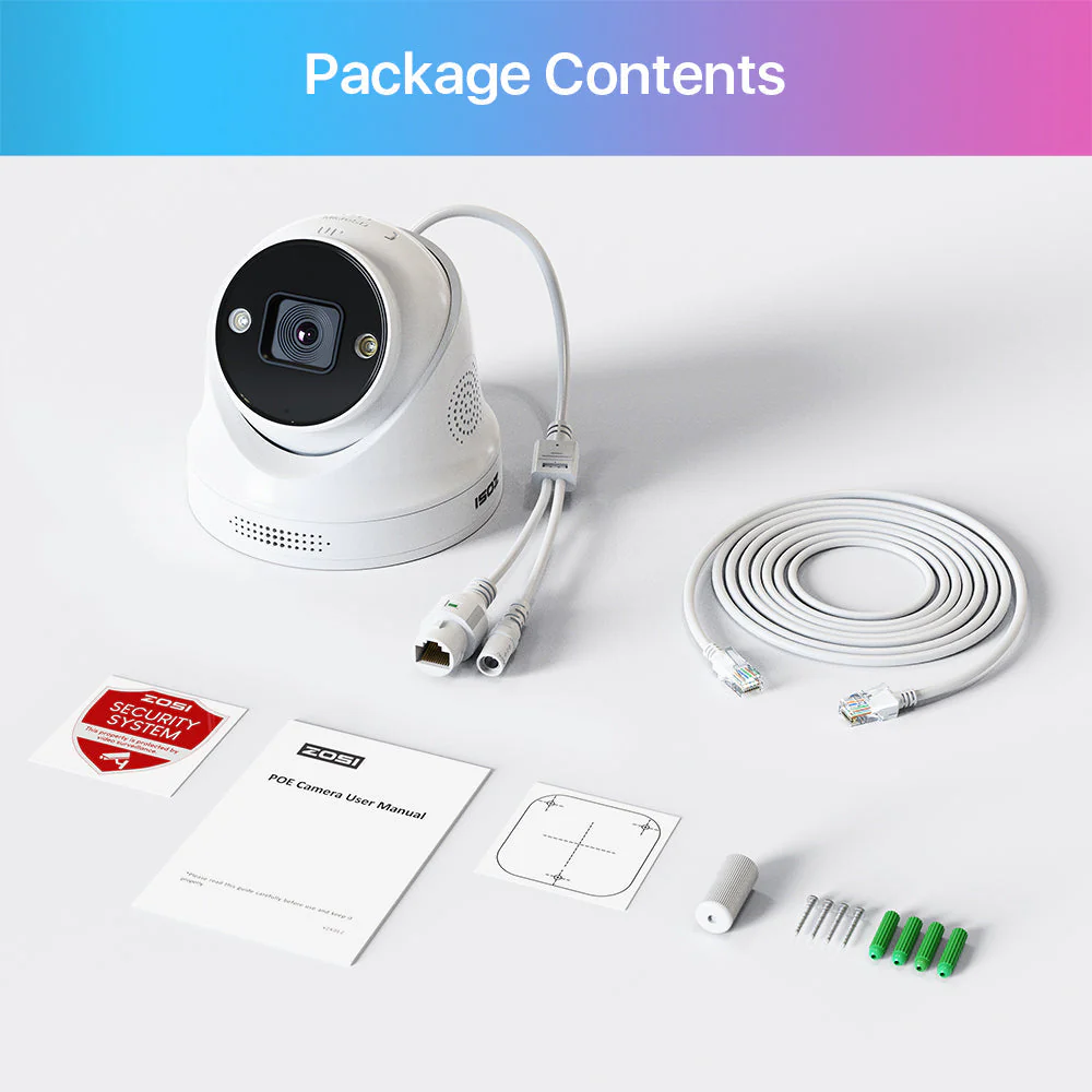 C225 5MP PoE IP Camera, Work with Network Video Recorder NVR - Image 11