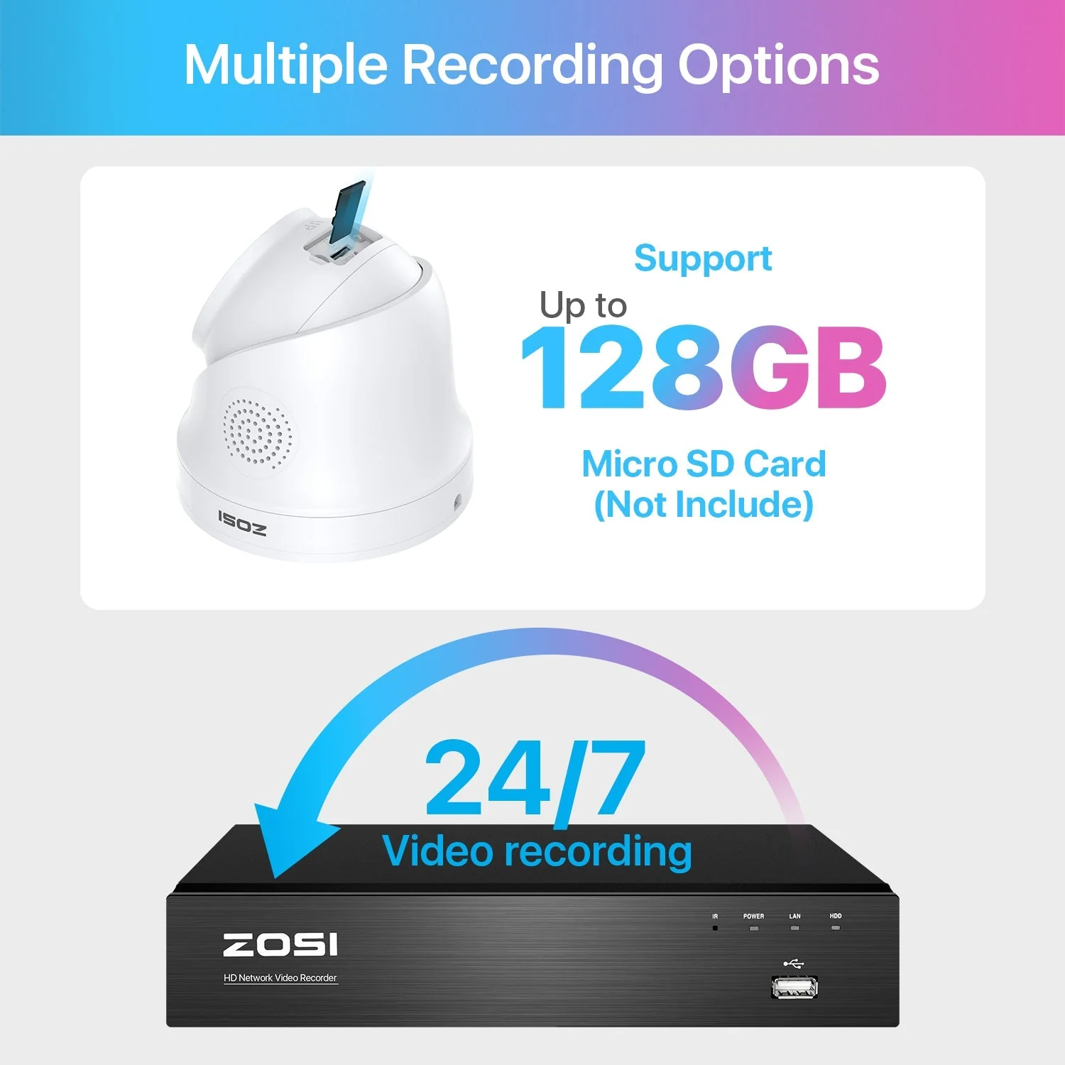 C225 5MP PoE IP Camera, Work with Network Video Recorder NVR - Image 5