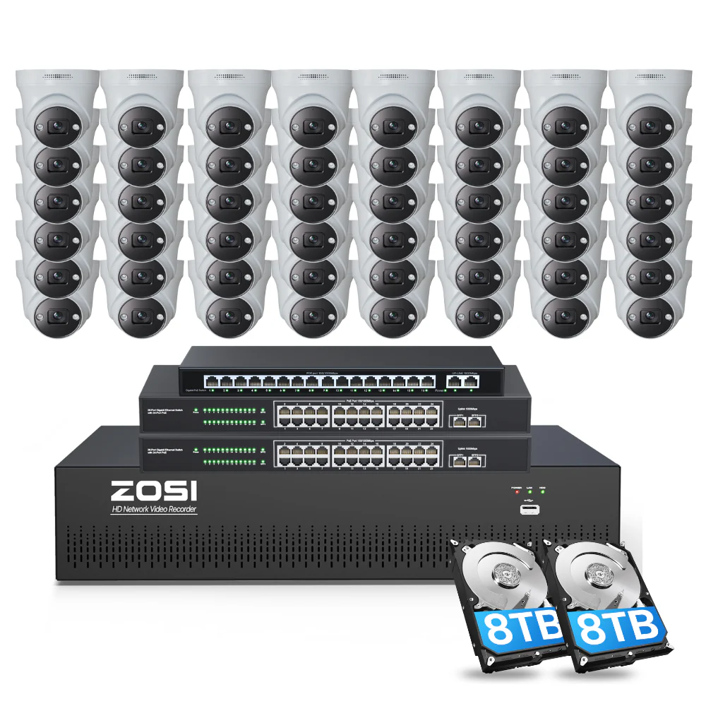 C225 64 Channel 4K PoE Security Camera System for Business - Image 17