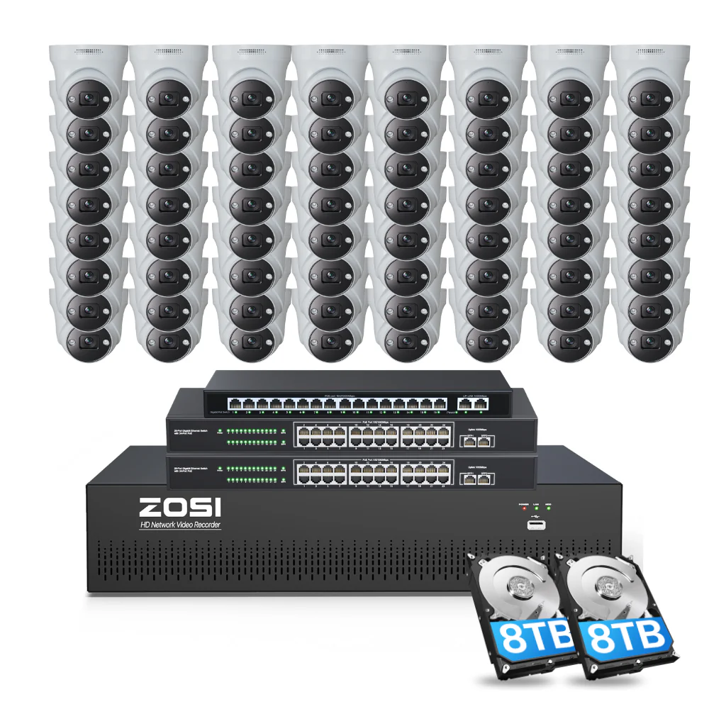 C225 64 Channel 4K PoE Security Camera System for Business - Image 19