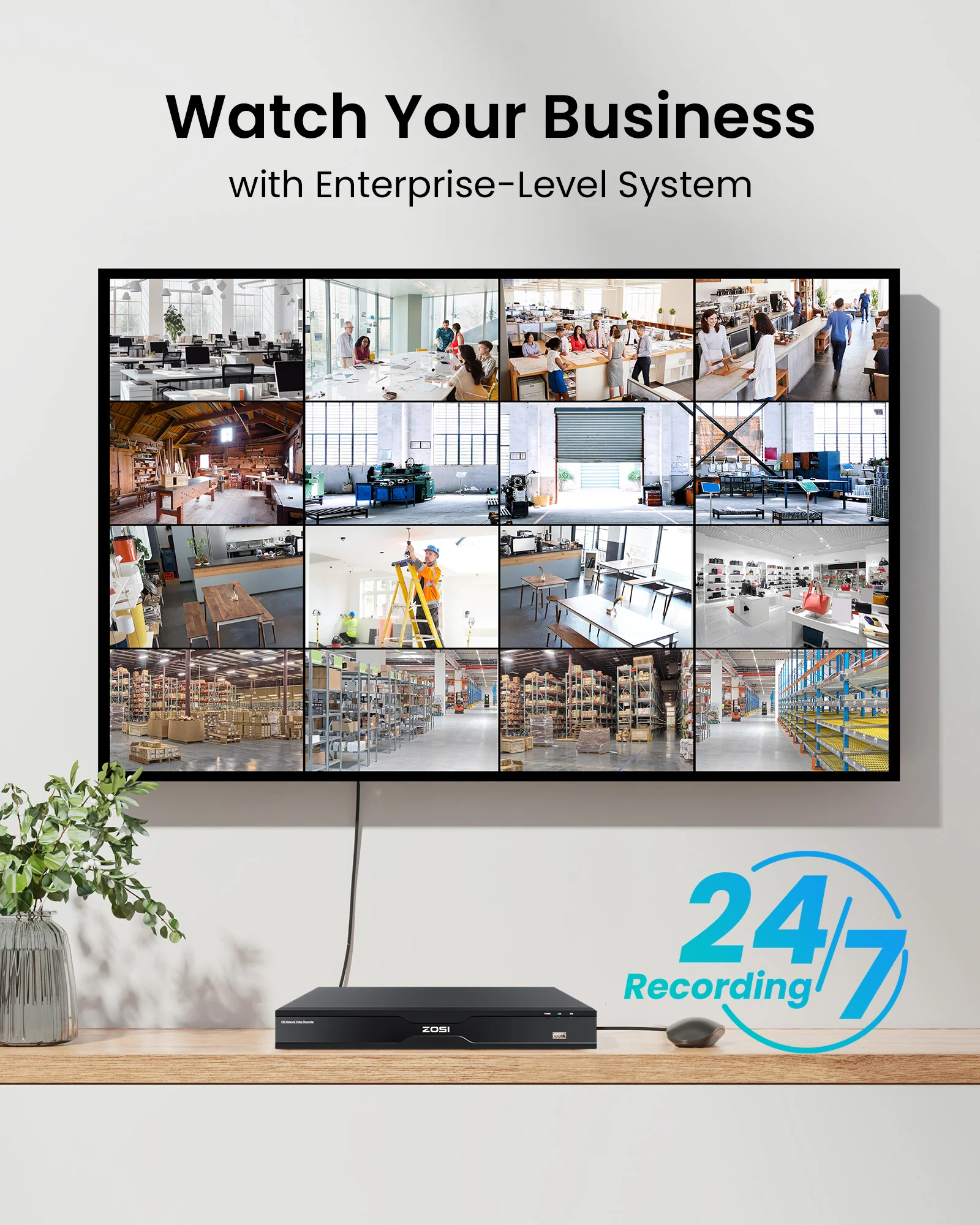 C182 32 Channel 4K PoE Security Camera System for Business + Up To 16TB HDD - Image 5