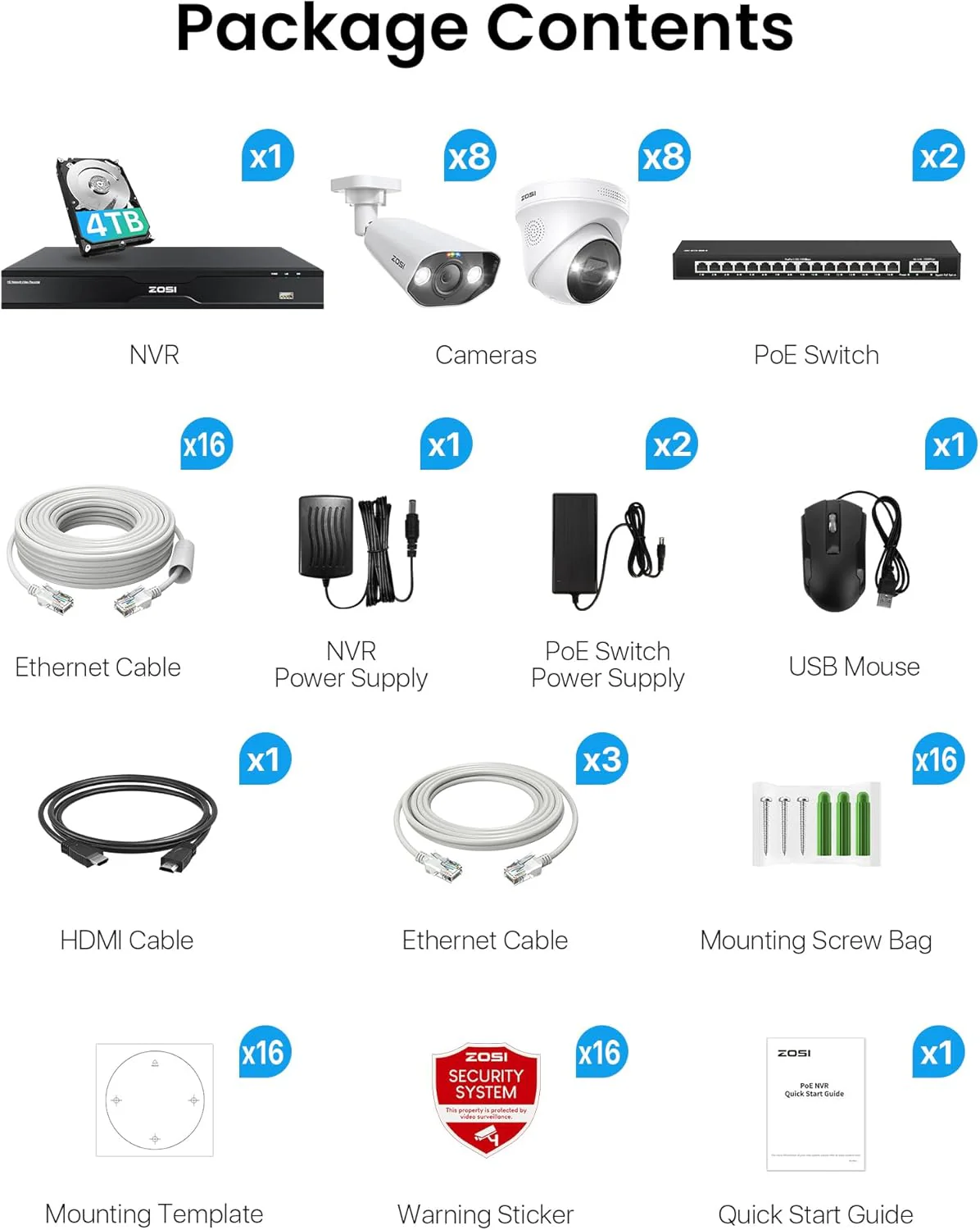 C225/ C182 32 Channel 4K PoE Security System for Business + Optional 4TB/8TB HDD - Image 16