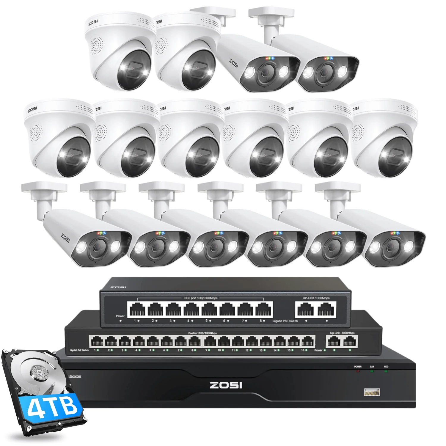 C225/ C182 32 Channel 4K PoE Security System for Business + Optional 4TB/8TB HDD - Image 20