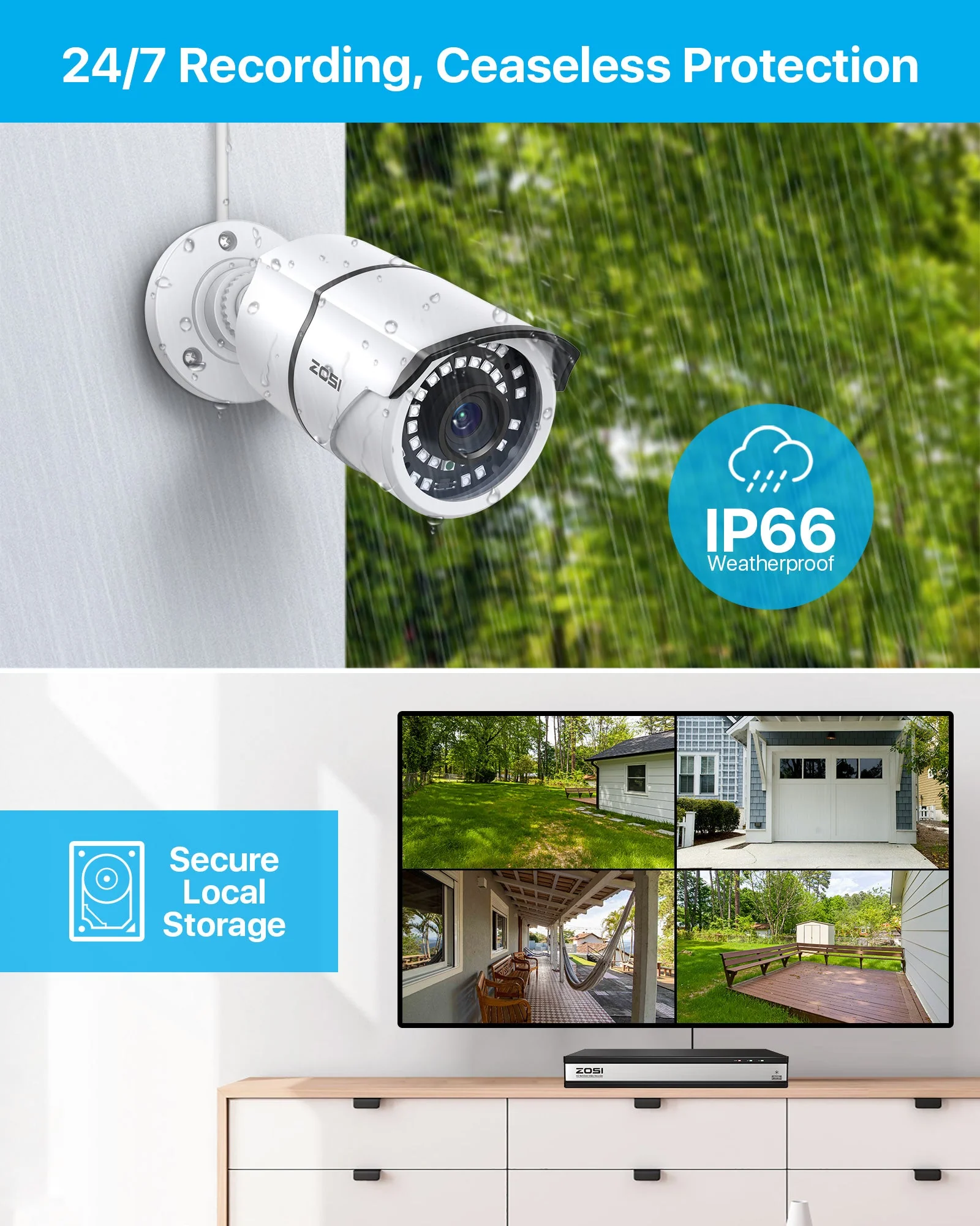 C261 5MP 16CH PoE Camera System - Image 3