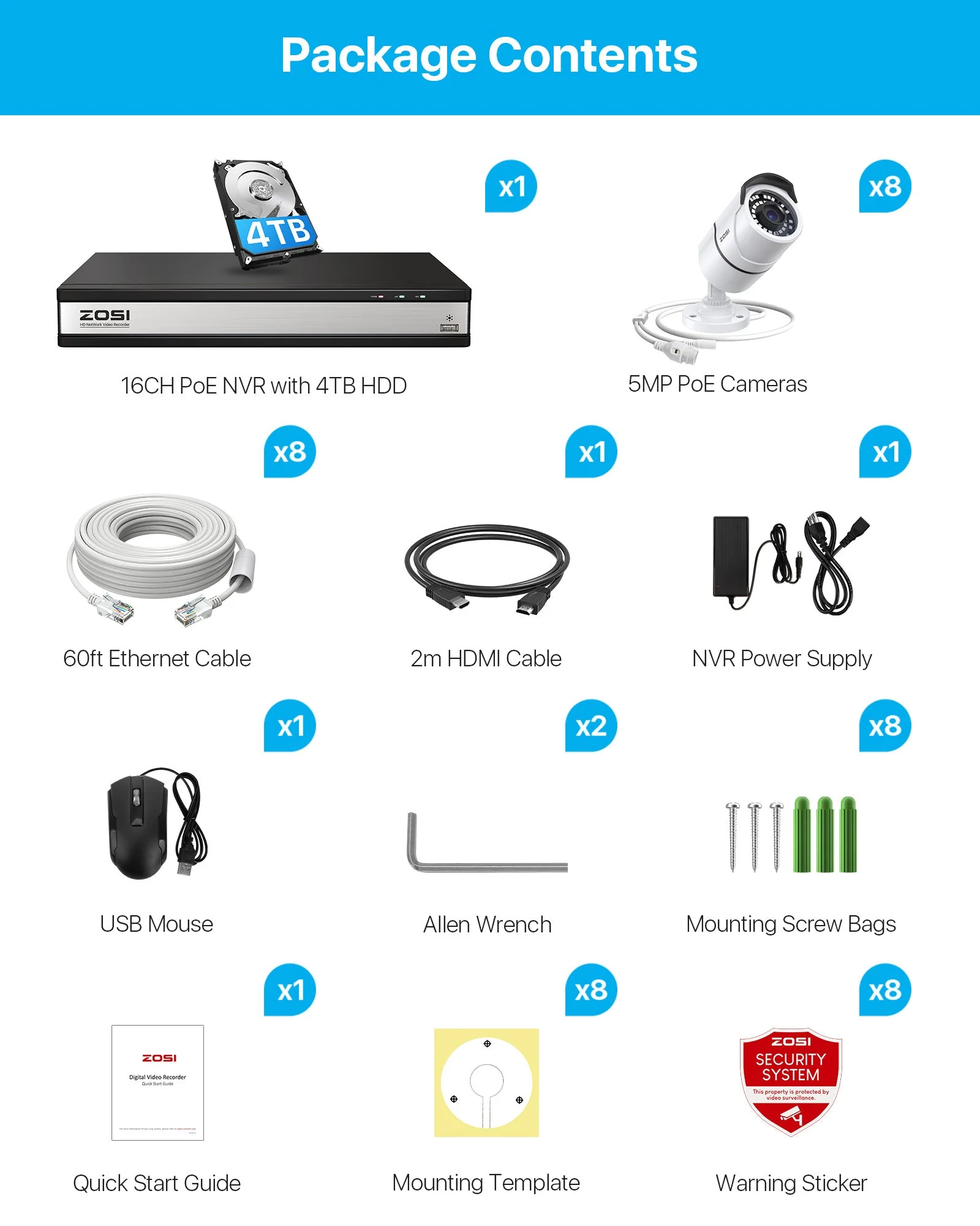 C261 5MP 16CH PoE Camera System - Image 9