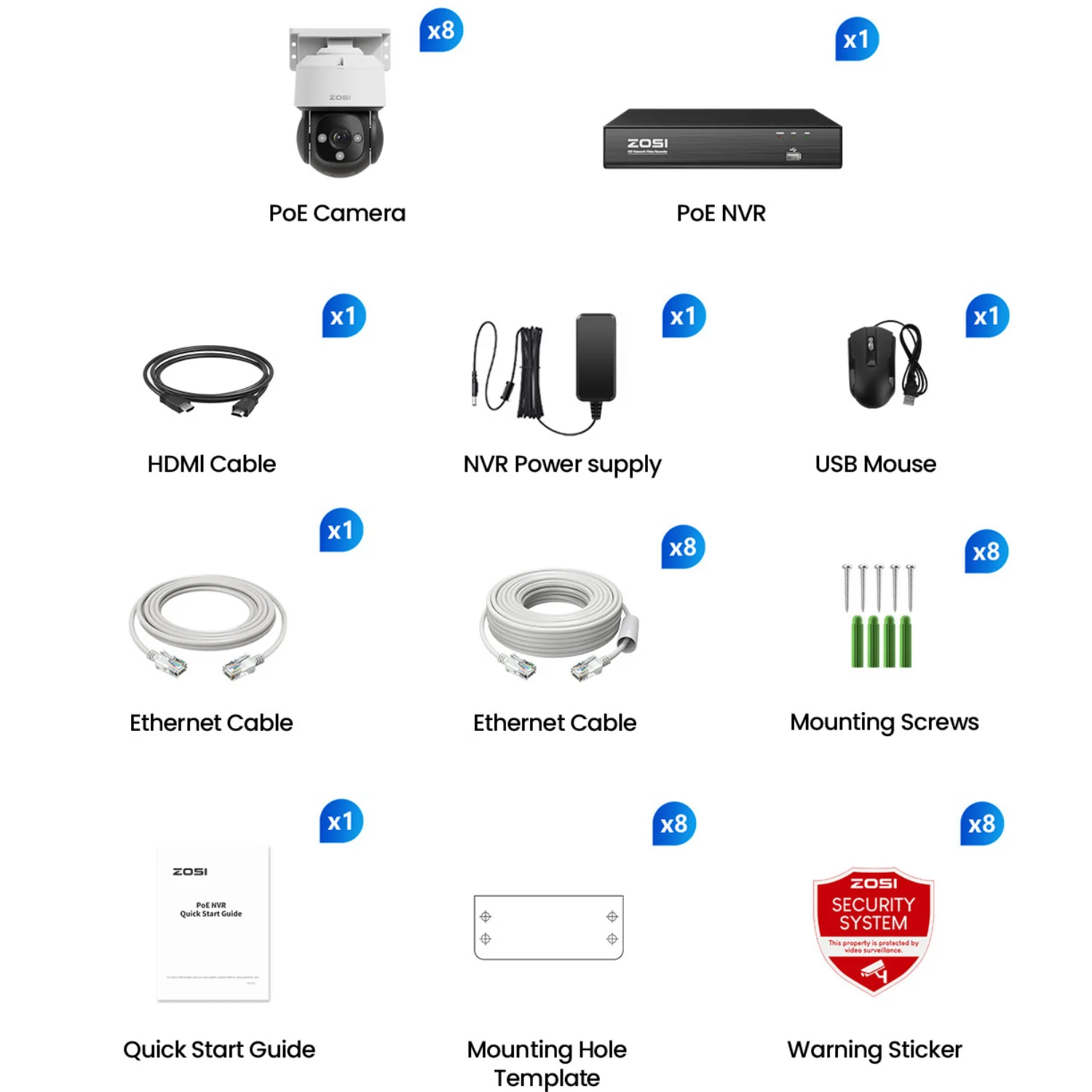 C290M 4K PTZ PoE Security Camera System + 4K 8CH PoE NVR + 2TB Hard Drive - Image 17