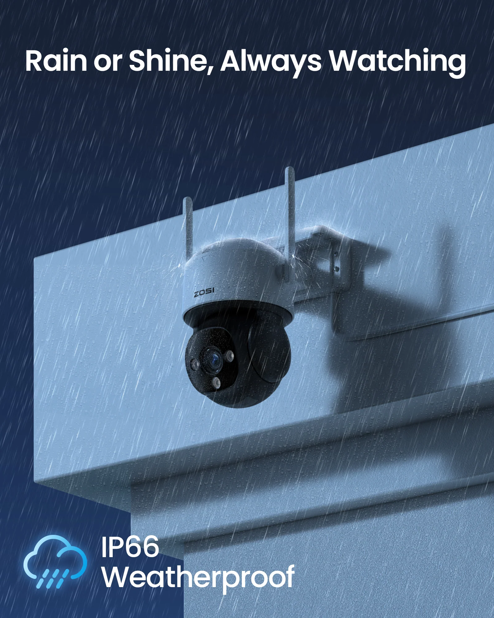 C290 4K PTZ WiFi Security Camera + Built-in 64GB Memory Card - Image 7