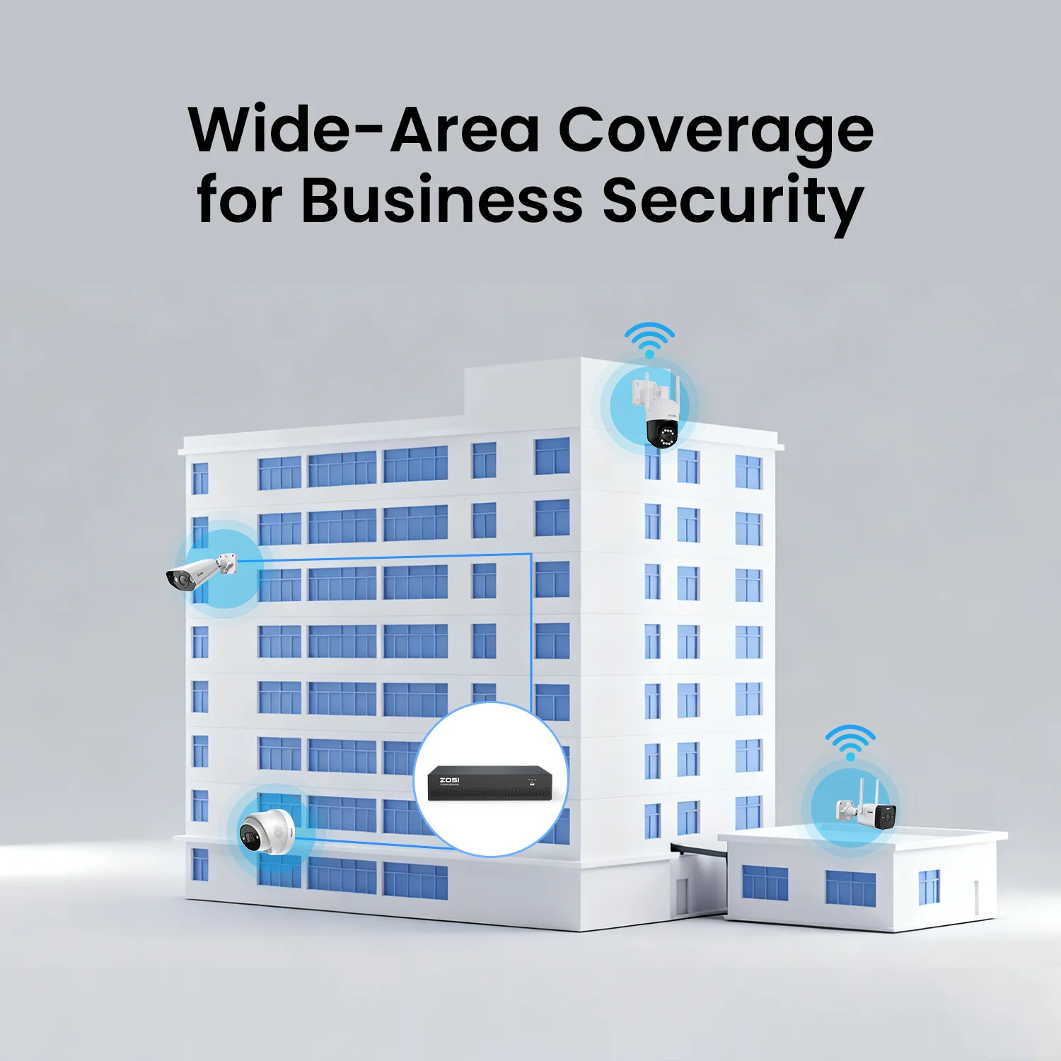 C290 64 Channel PT 4K PoE Security Camera System for Business - Image 12