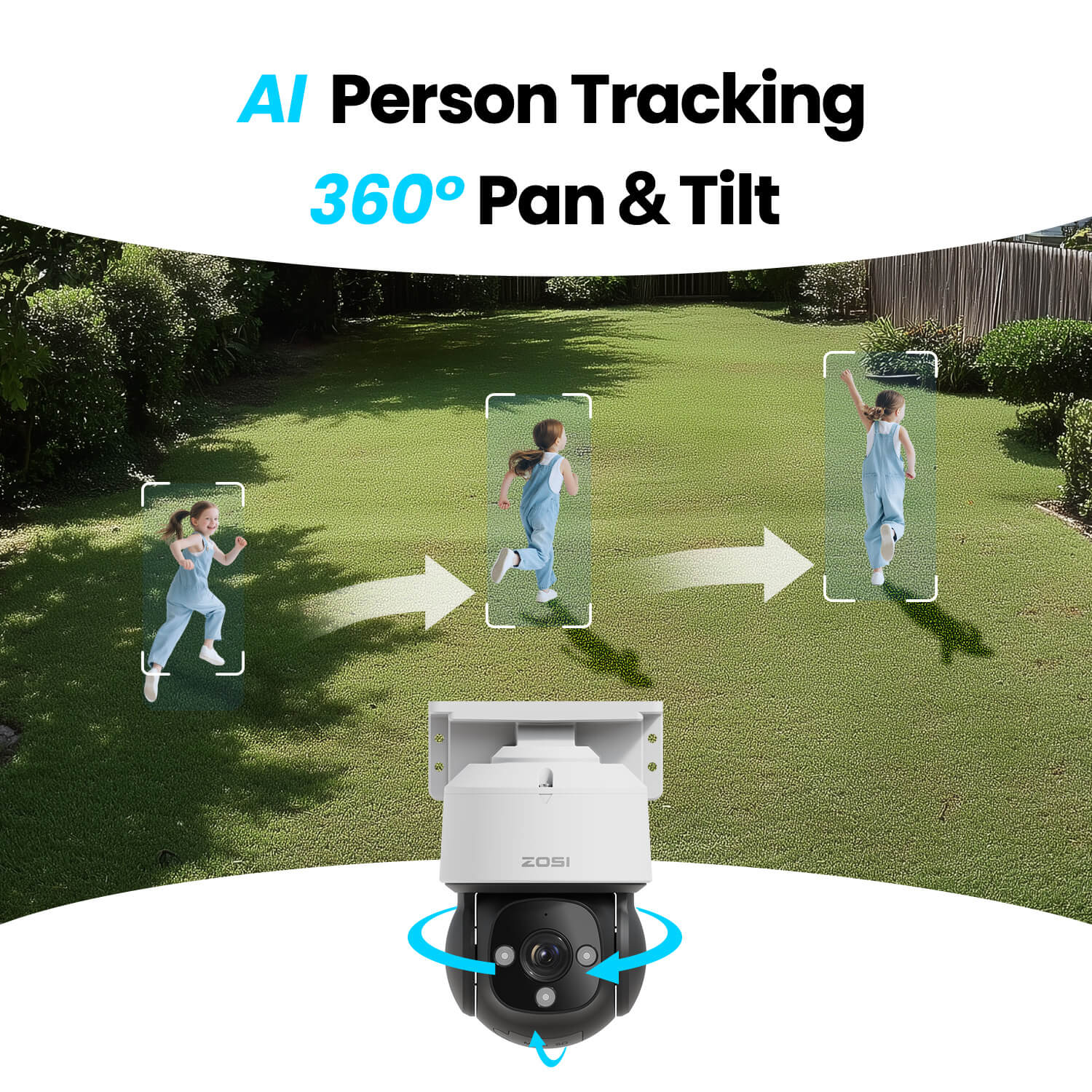 C290M 4K PT Add-on PoE Camera, Work with ZOSI PoE NVR - Image 4
