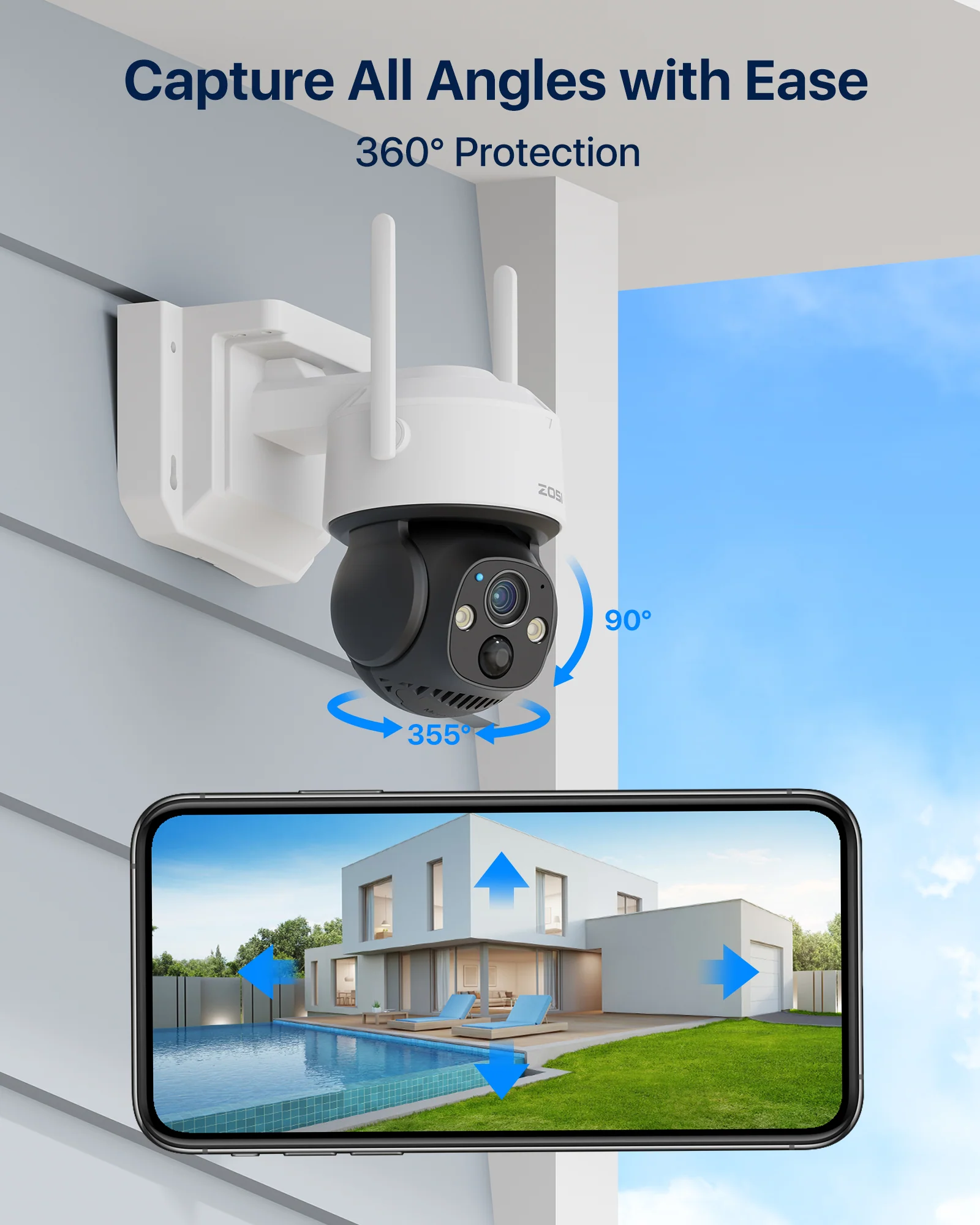 C291 4MP Battery Powered Solar Camera + 32GB Memory Card - Image 9