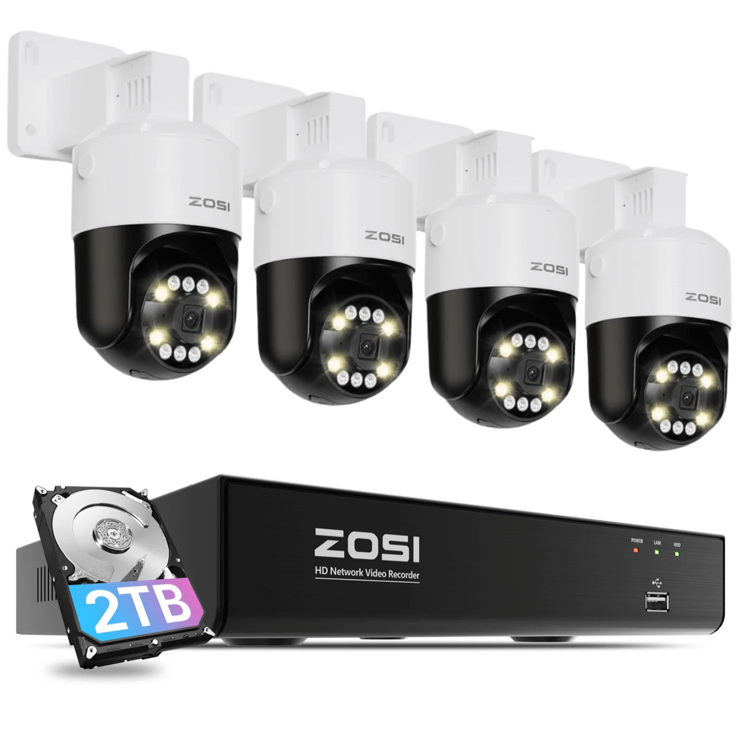 C296B 5MP PTZ Security Camera System + 4K 8CH PoE NVR + 2TB HDD - Image 17