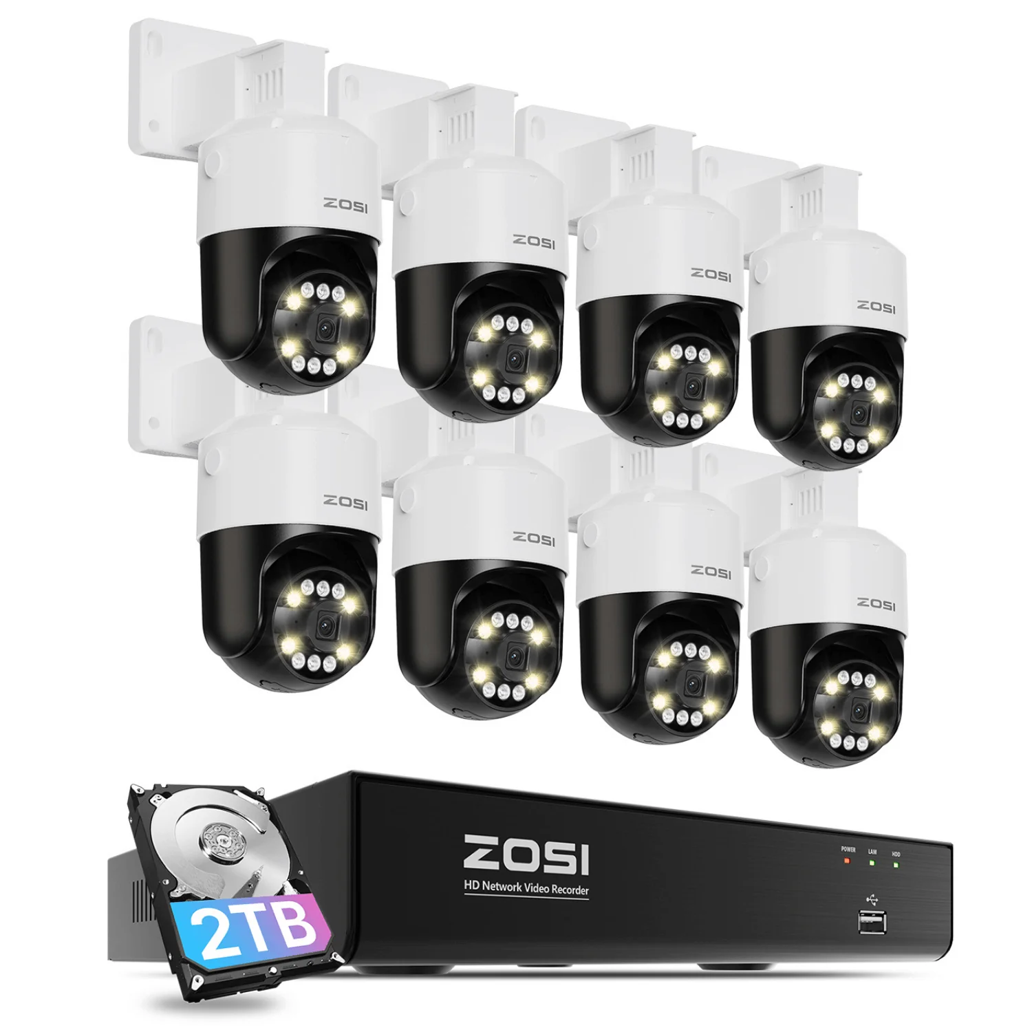 C296B 5MP PTZ Security Camera System + 4K 8CH PoE NVR + 2TB HDD - Image 18