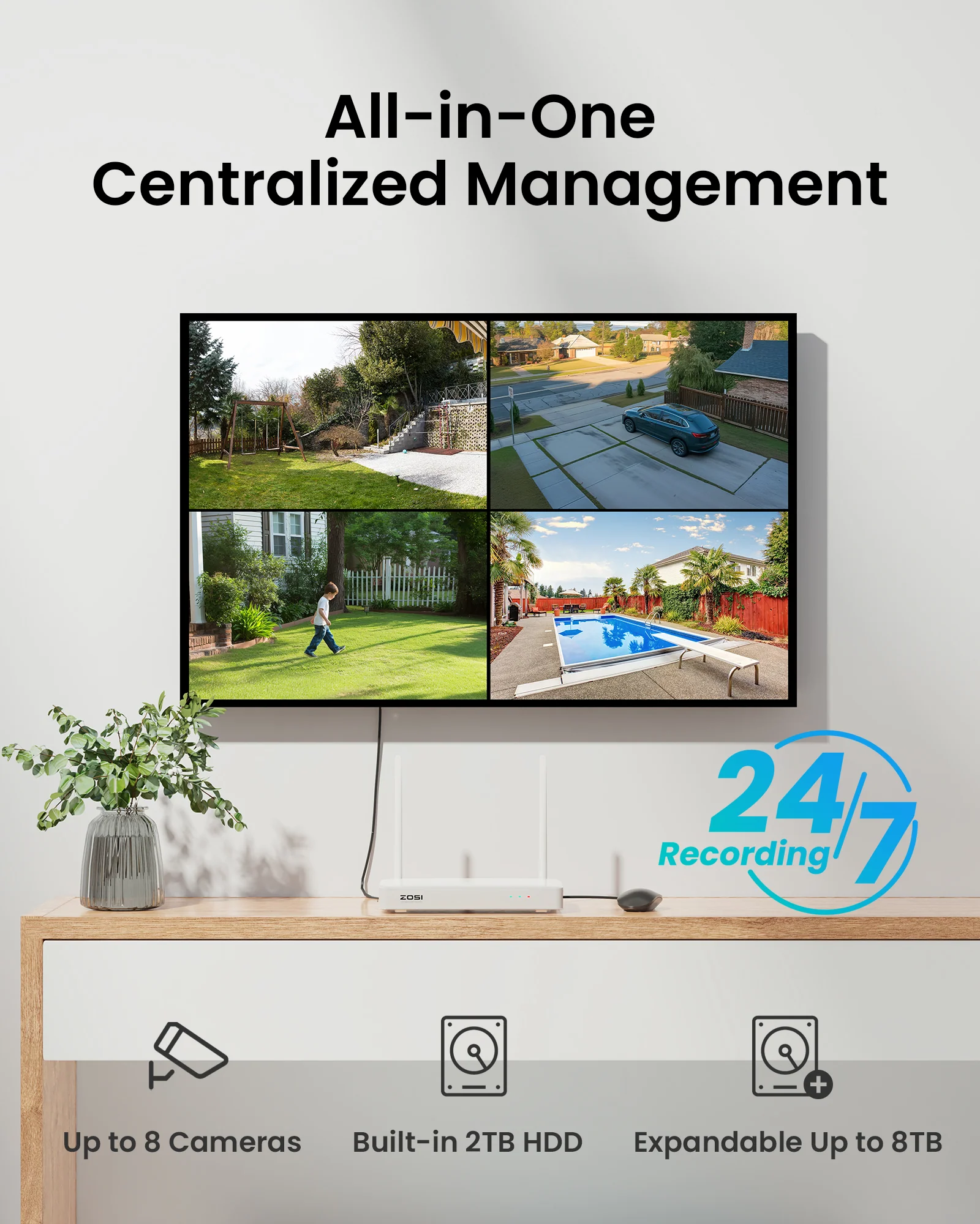 C296 5MP Wi-Fi 6 Security Camera System - Image 8