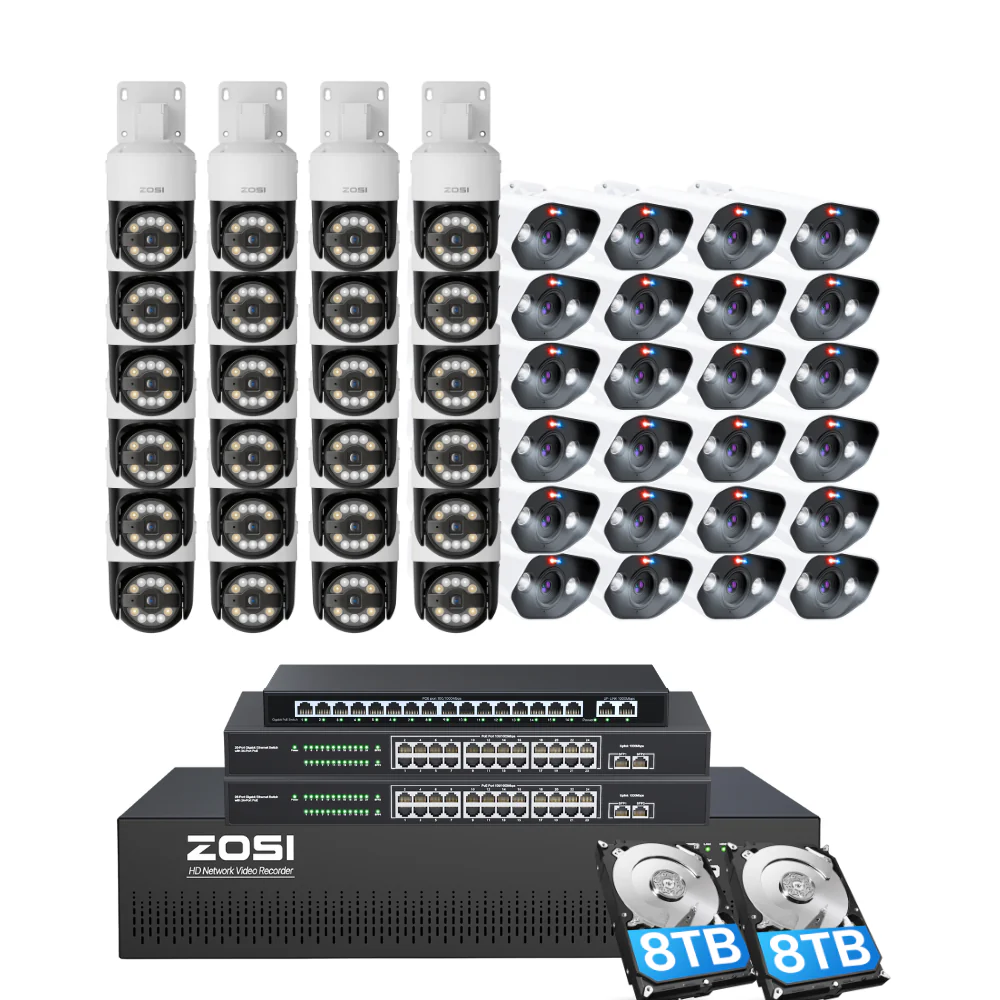 C296/C182 64 Channel PTZ 4K PoE Security Camera System for Business + Include 16TB HDD - Image 17