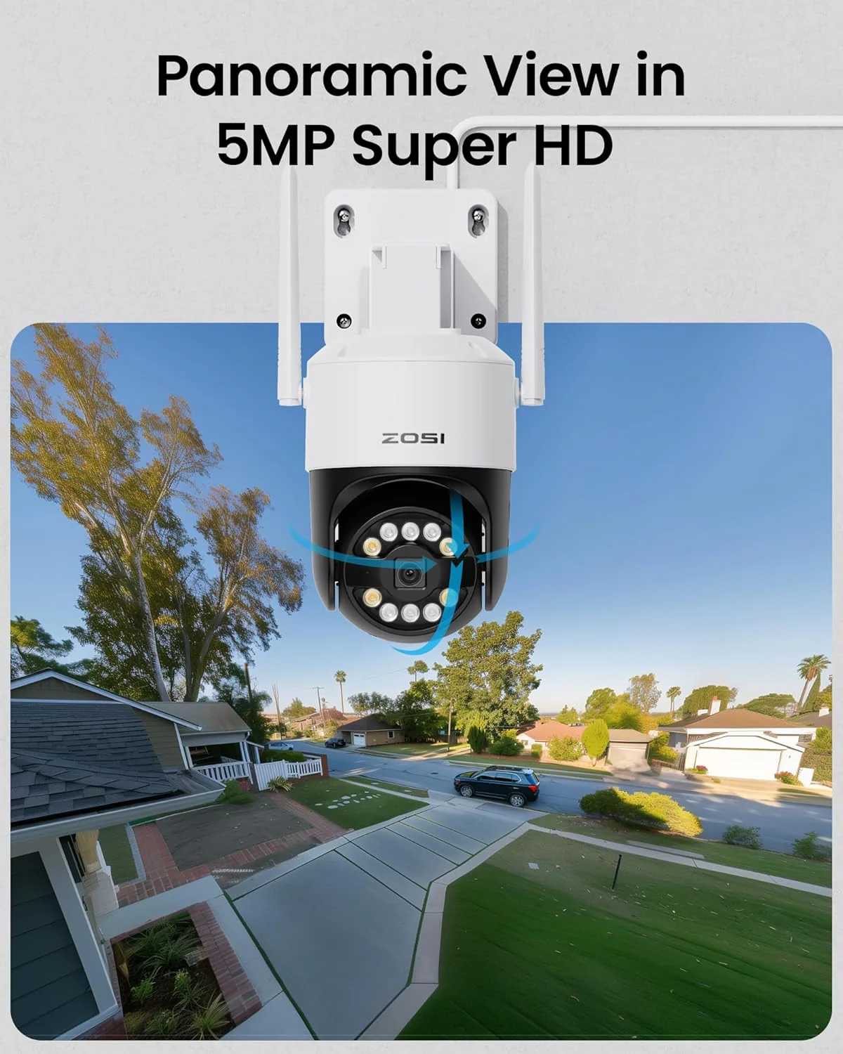 C296B 4K/5MP Wi-Fi 6 Pan Tilt Security Camera + Up to 256GB Local Storage - Image 6