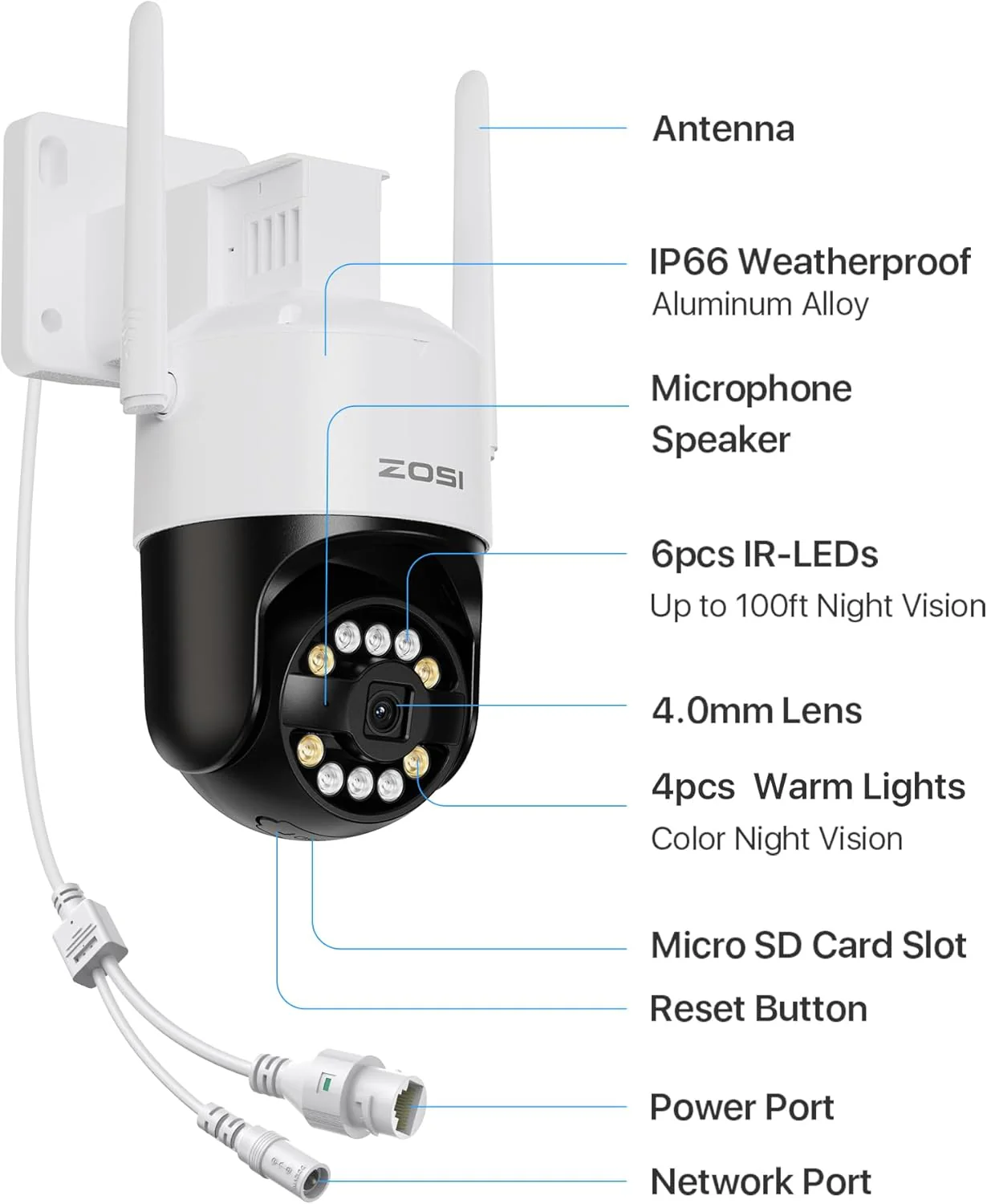 C296B 5MP Wi-Fi 6 PTZ Camera - Image 7