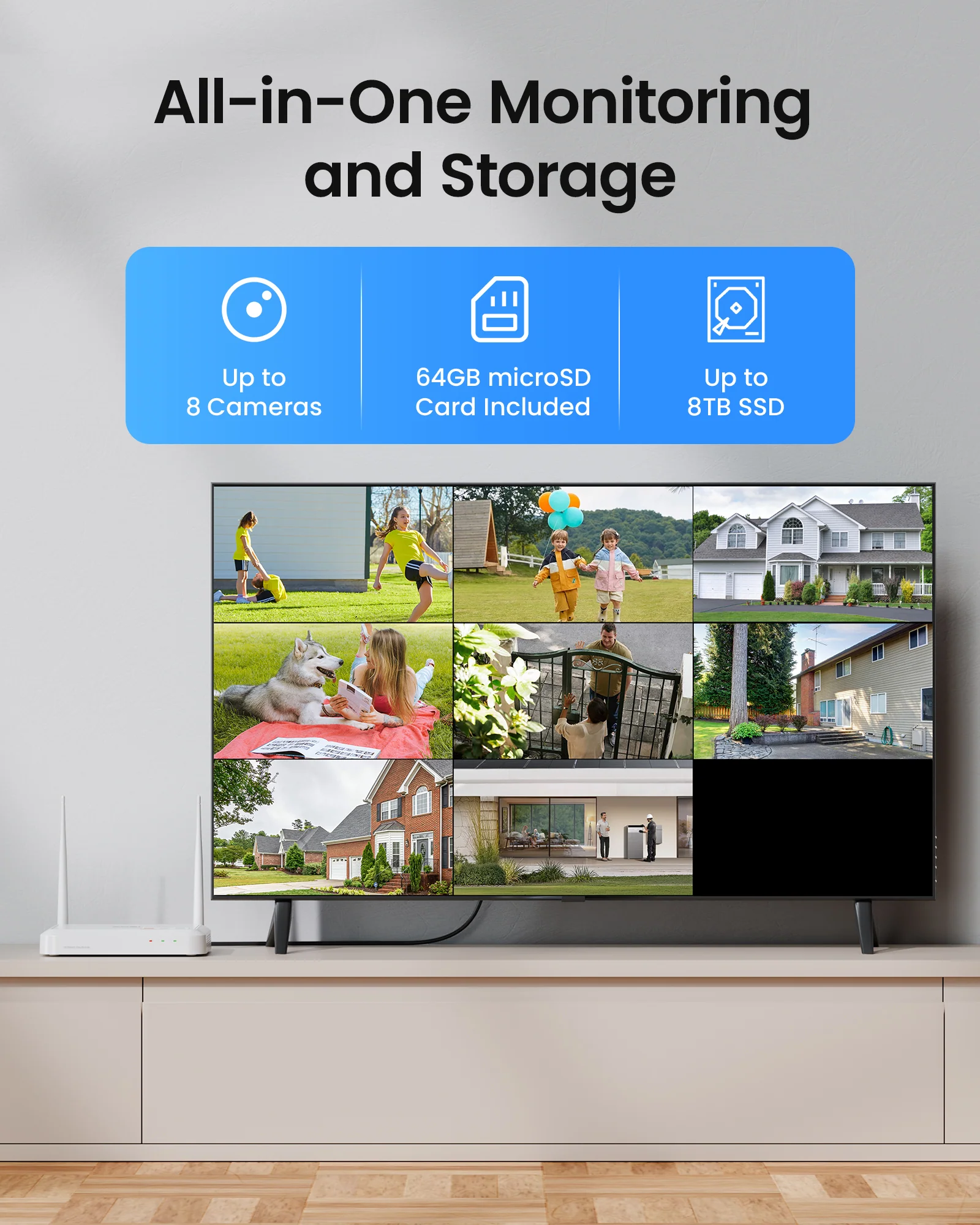 C302 3MP 8 Channel WiFi-6 Security Camera System + Up To 2TB HDD Local Storage - Image 12