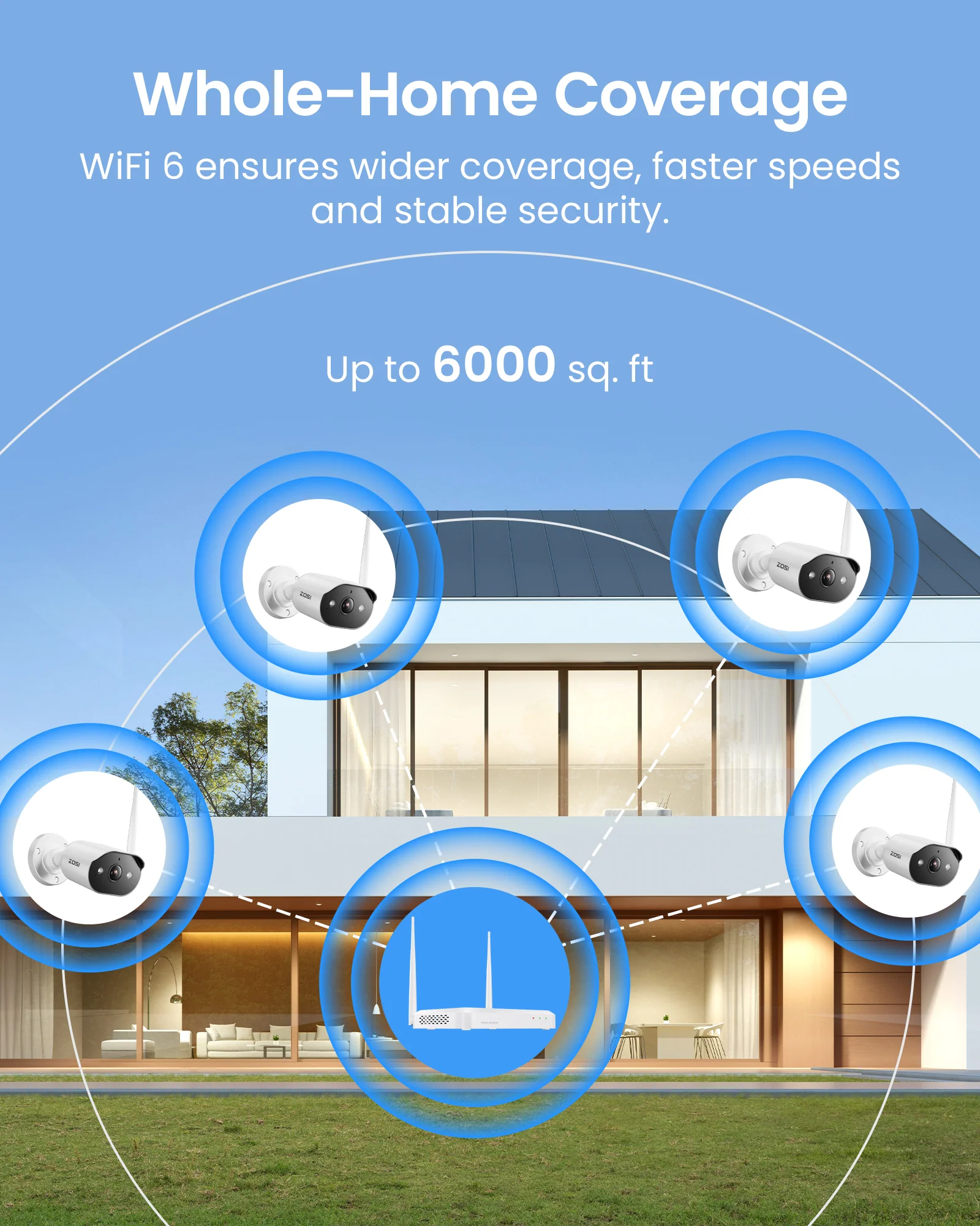 C302 3MP 8 Channel WiFi-6 Security Camera System + Up To 2TB HDD Local Storage - Image 4