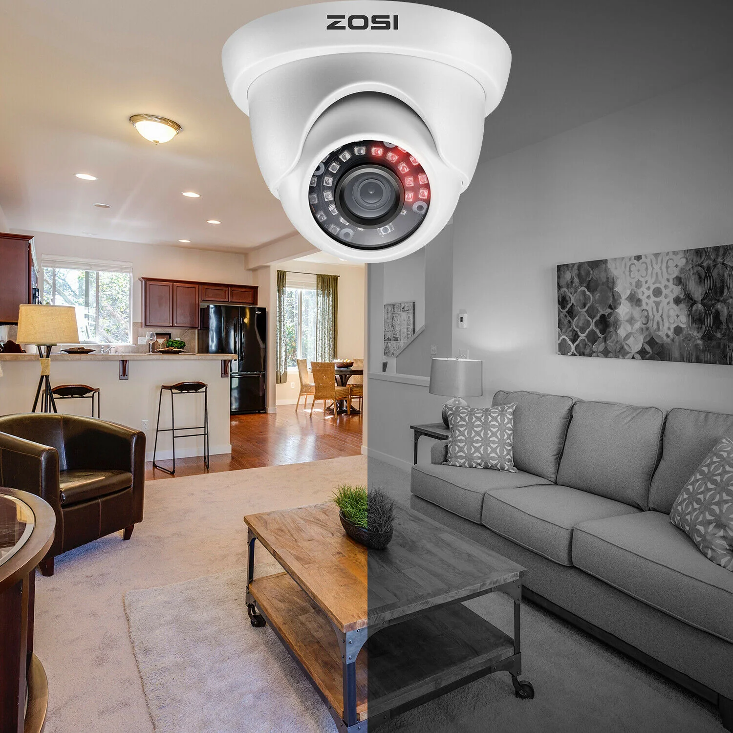 C419 2MP TVI/CVI/AHD/CVBS Dome CCTV Camera (ZG4192C) - Image 6