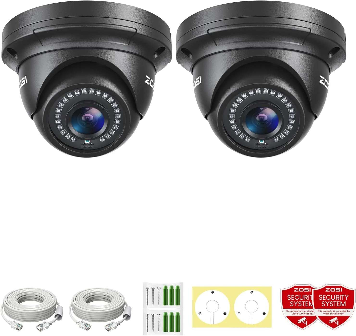 C429 2pack/4pack 5MP Add-on PoE Camera + 60ft Ethernet Cable - Image 6