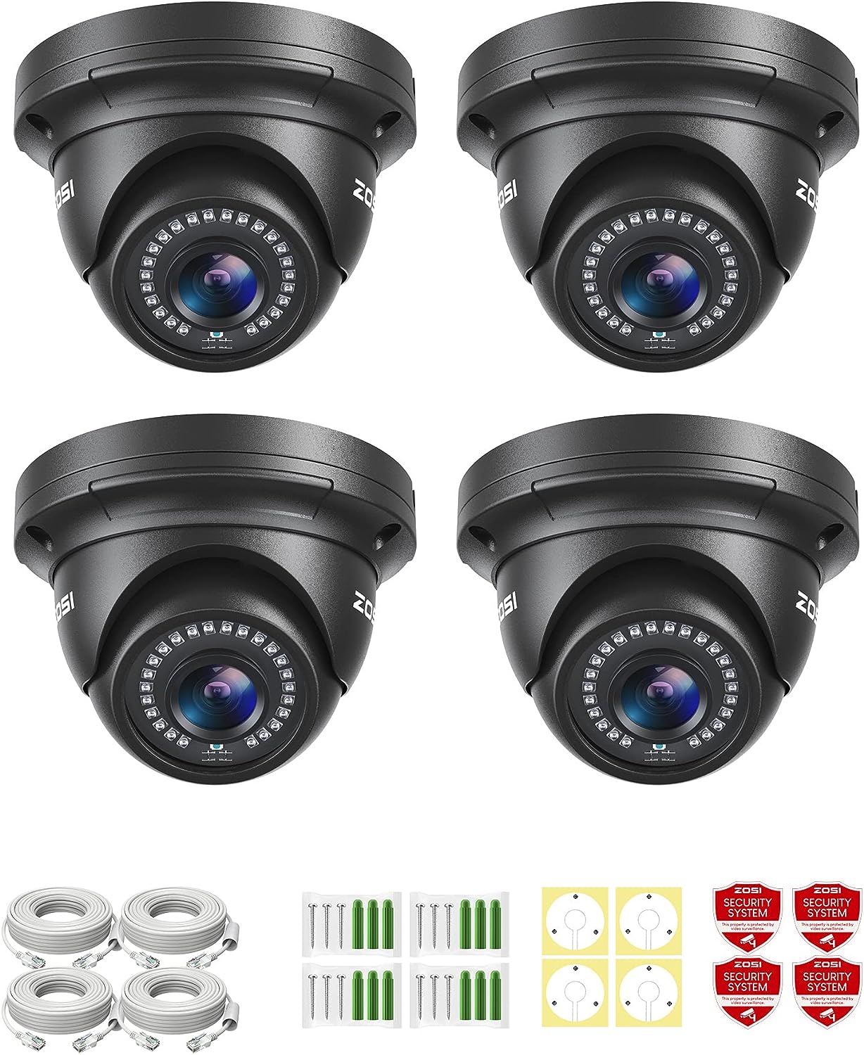 C429 2pack/4pack 5MP Add-on PoE Camera + 60ft Ethernet Cable - Image 8