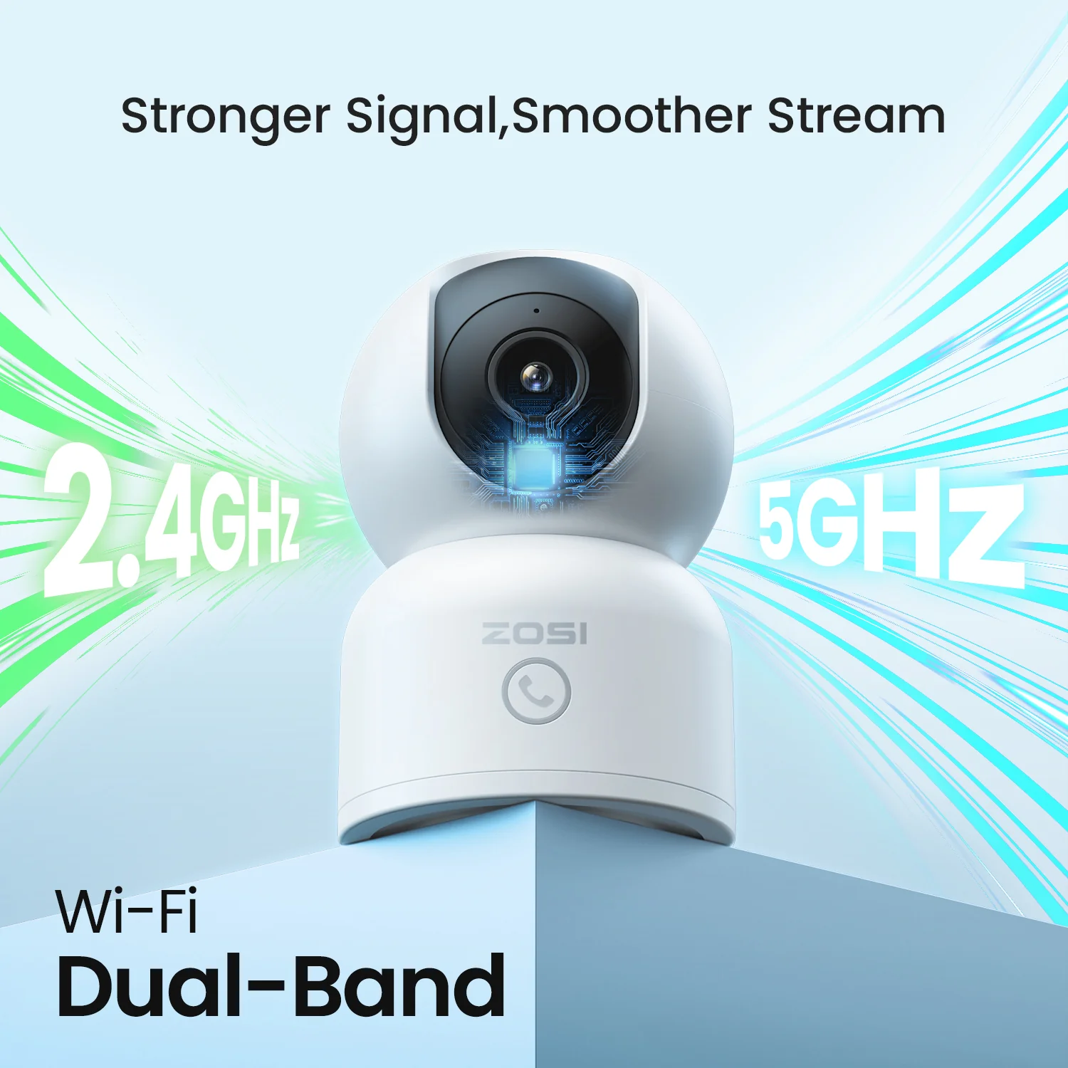 C518 4K 8MP PTZ 2.4GHz/5GHz WiFi Security Camera + 64GB Local Storage - Image 10
