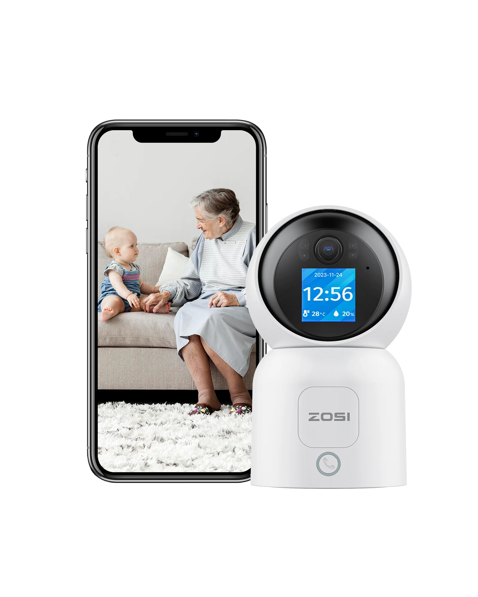 C519 4K/5MP/4MP 2.4GHz /5GHz Dual Band Baby/Pet Monitor + Max 256GB Local Storage - Image 4