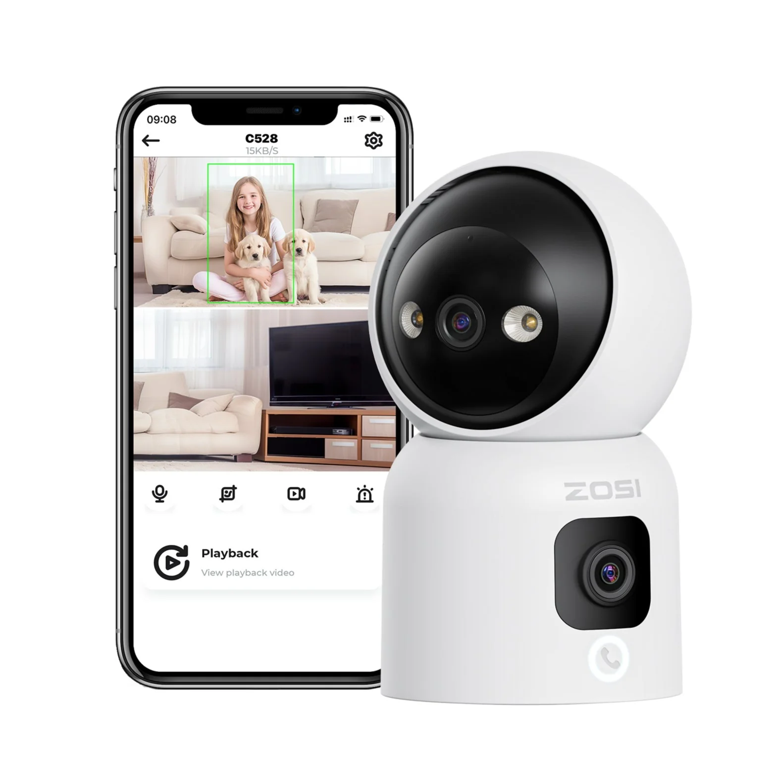 C528M 2.4/5GHz WiFi Indoor Camera - Image 11