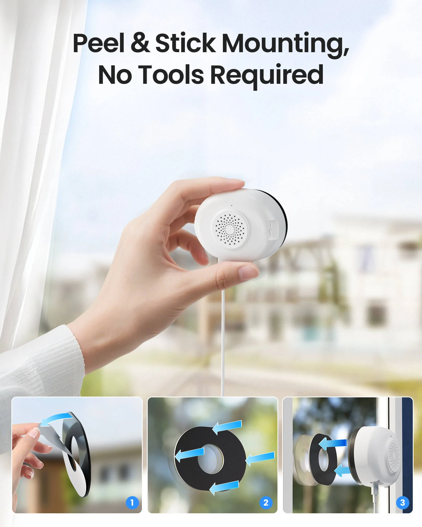 C680 3MP Window Camera with 2.4GHz & 5GHz WiFi + Max. 256GB Local Storage - Image 9