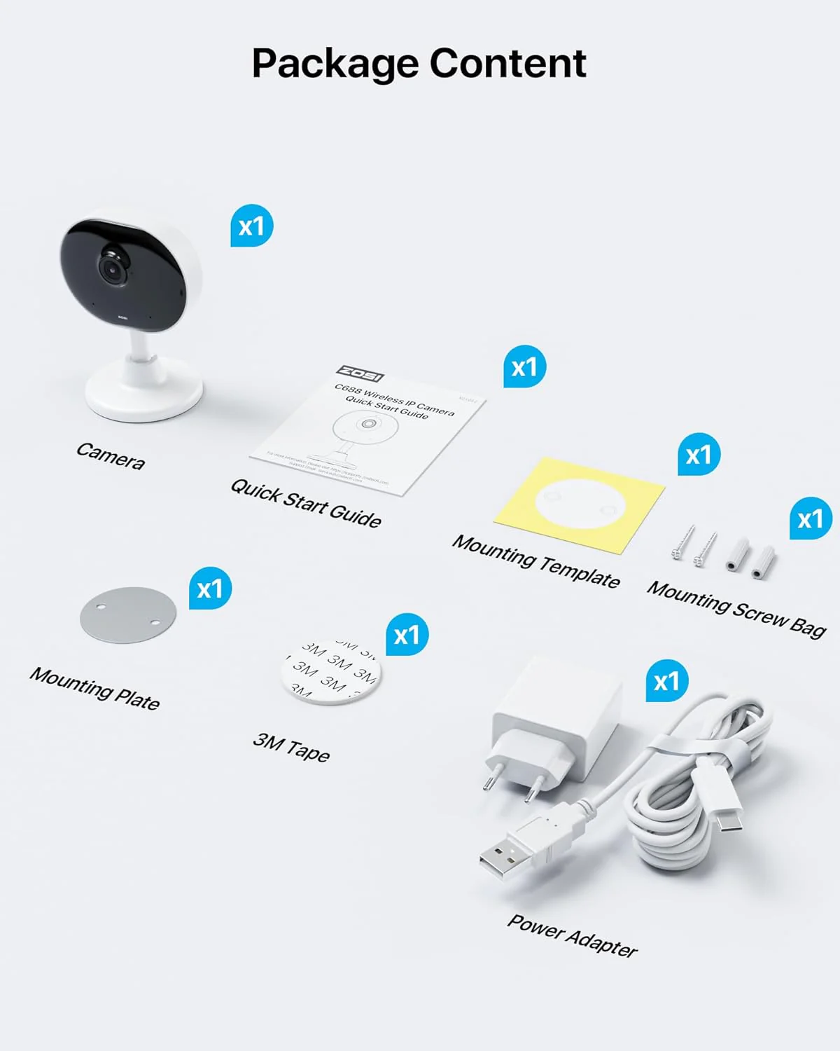 C688 2MP Indoor WiFi Camera with AI Motion Detection + Max 256GB Local Storage - Image 11