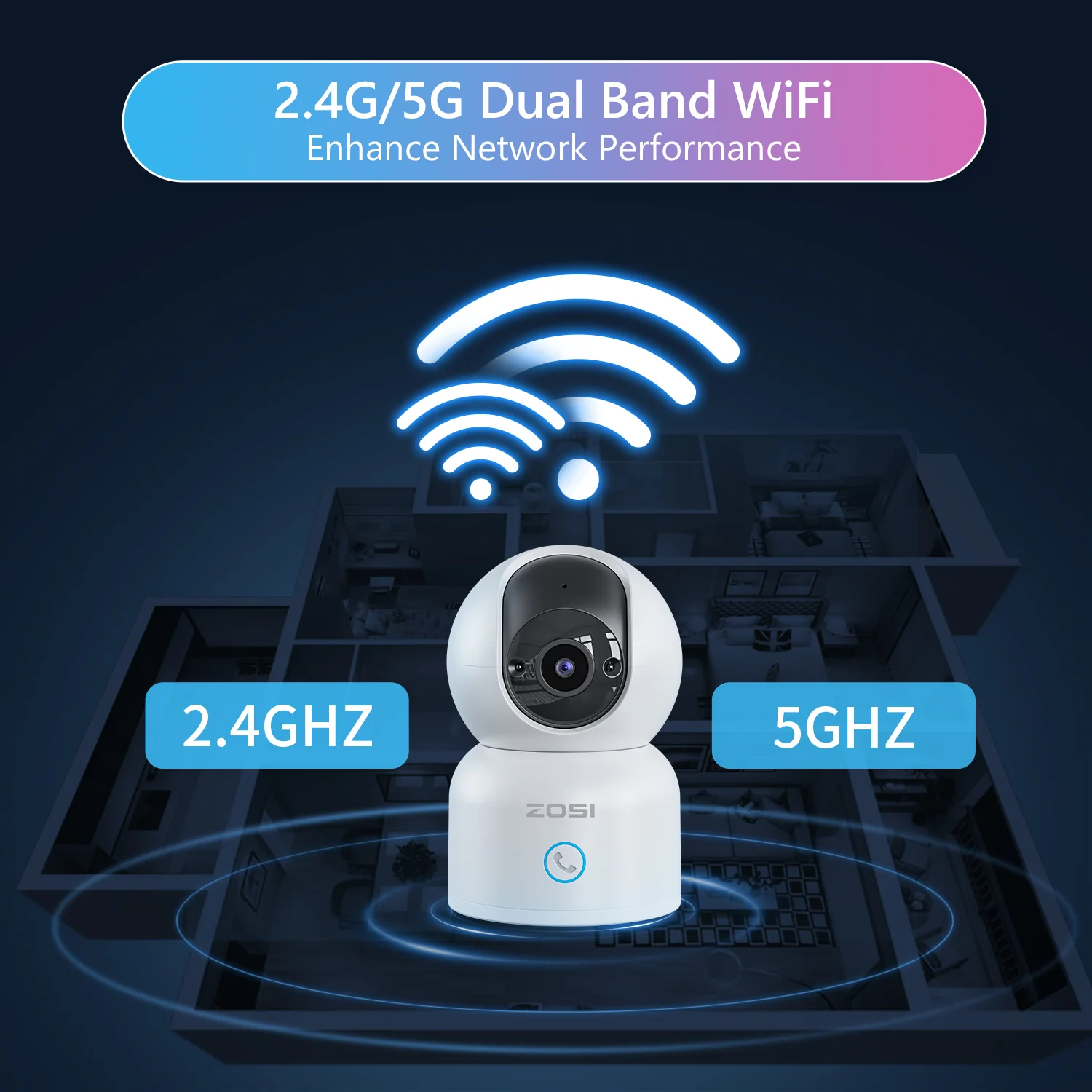 C688 2MP WiFi IPC Camera + C518 3MP WiFi Indoor Camera + 2* 128GB Card - Image 3